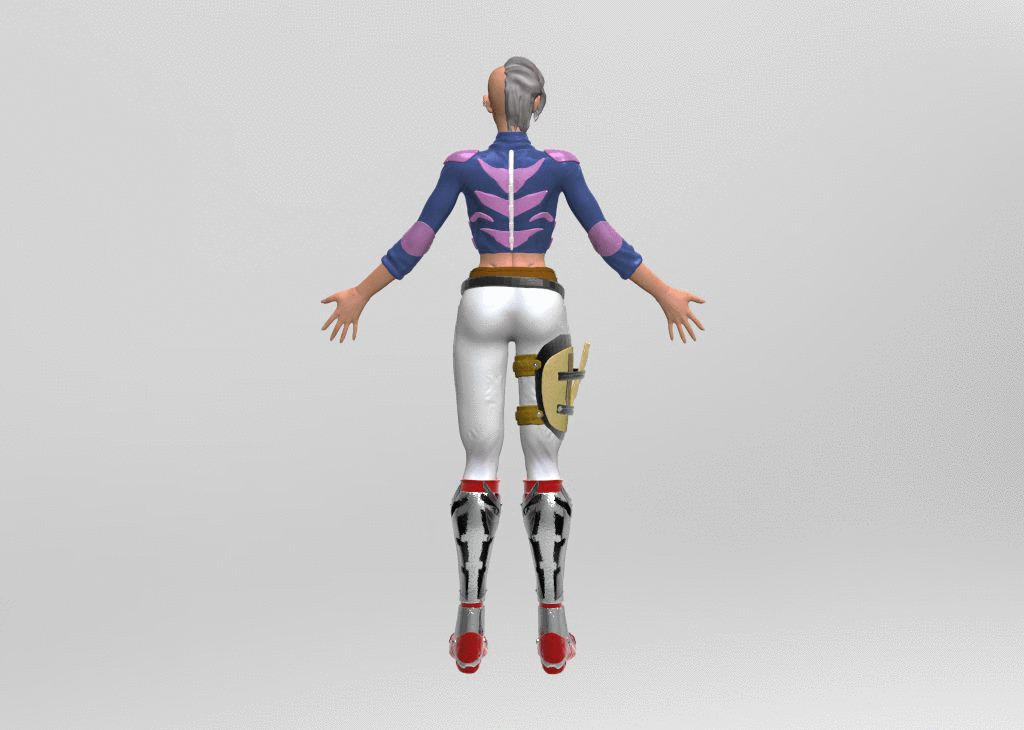 Kane Sk Female Futuristic Warrior
