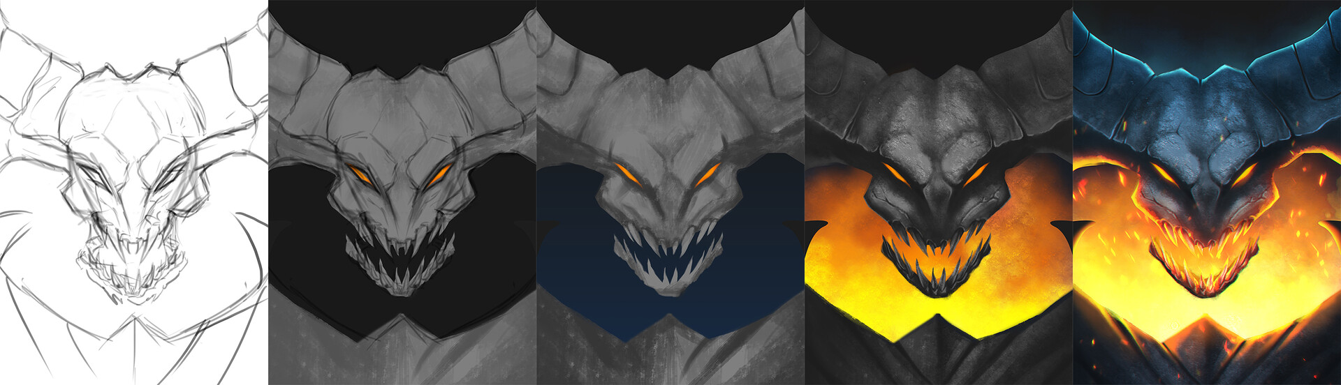 Artstation Thamuz Lord Lava Mobile Legends Gerson Diolola