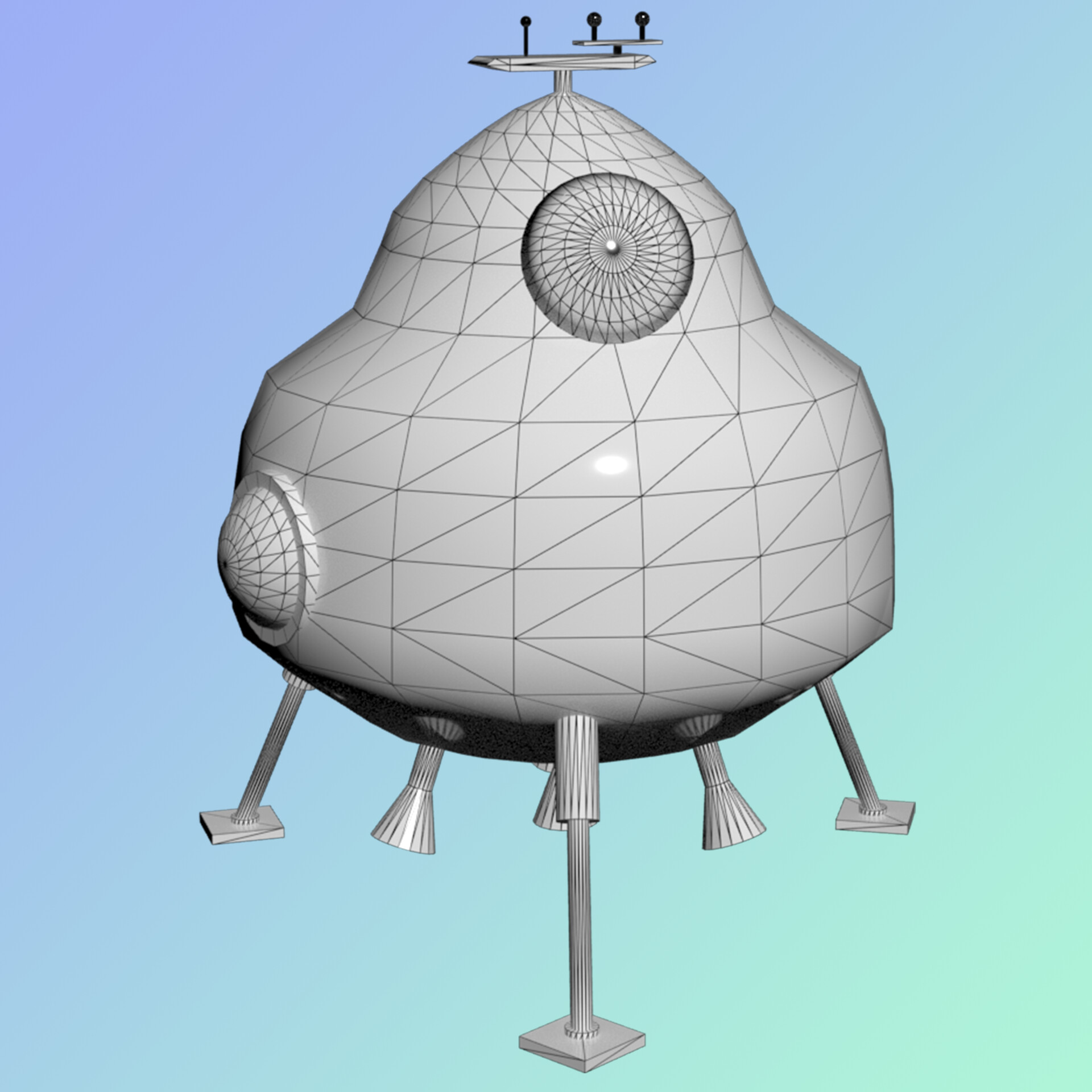 ArtStation - Mars Landing Module