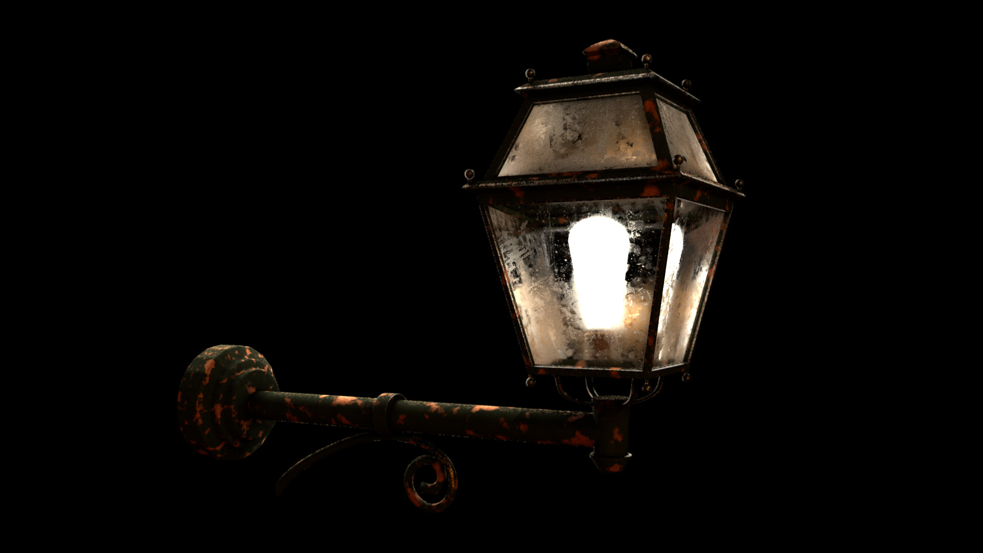 Artstation Street Lamp Prop Ana Catarina Pinheiro