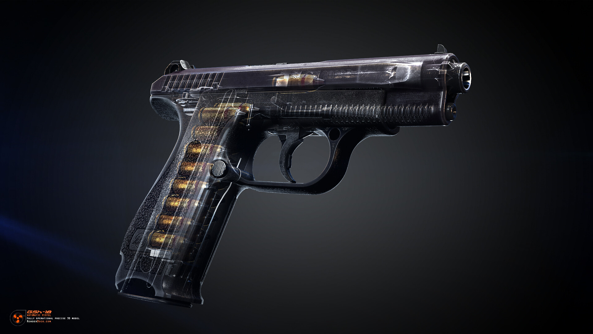Renderdock Gsh 18 Automatic Pistol