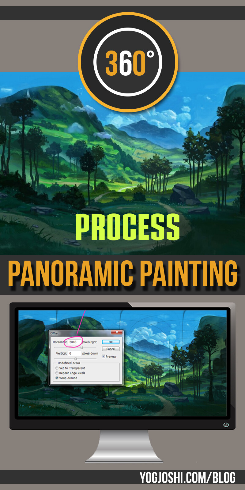 Artstation 360 Panoramic Painting Process Included Yog