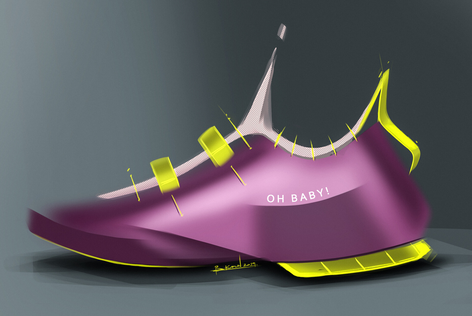 Berk Kaplan Shoes Design Sketches