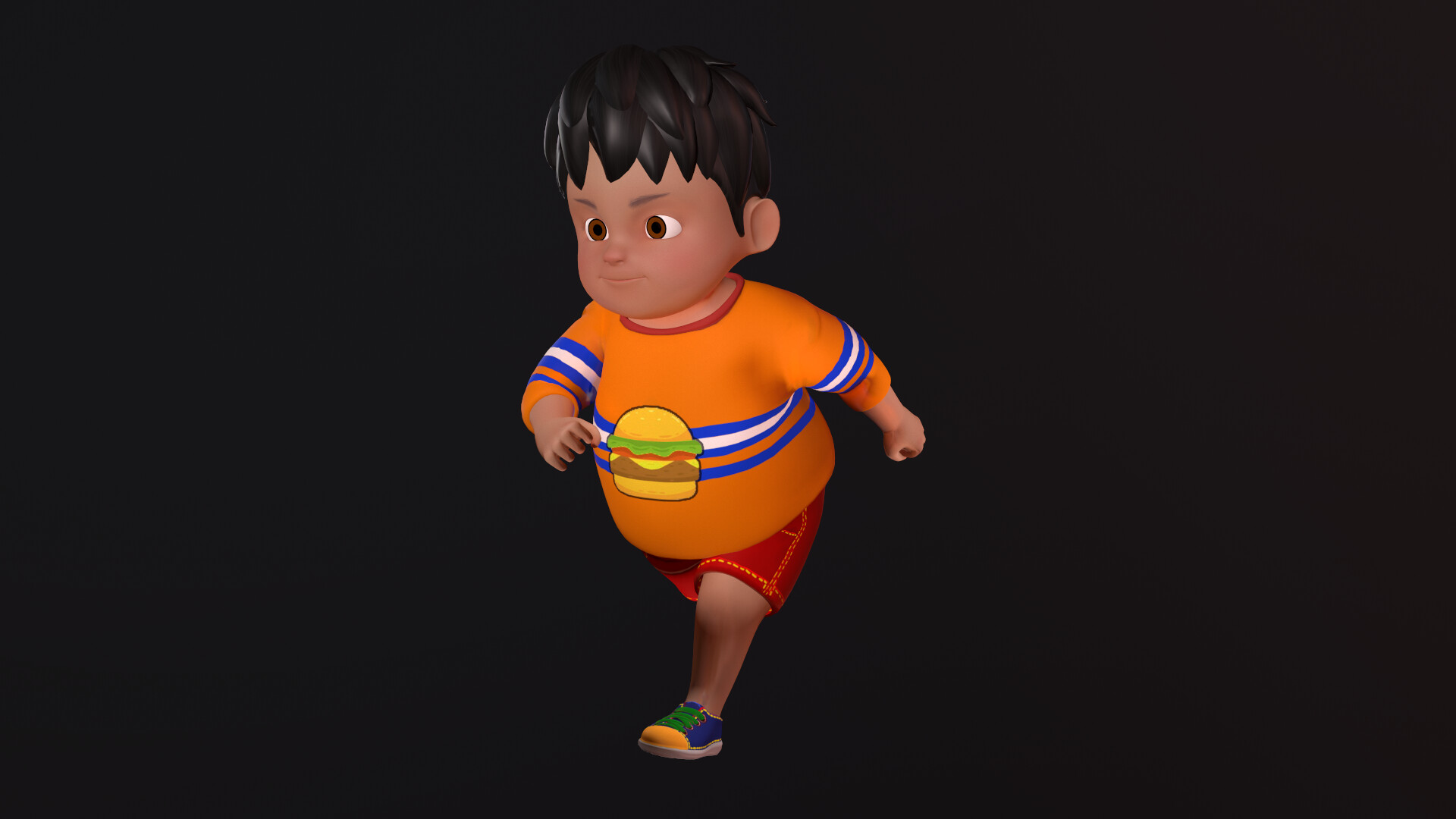 3d Cartoon Boy Hd Wallpaper