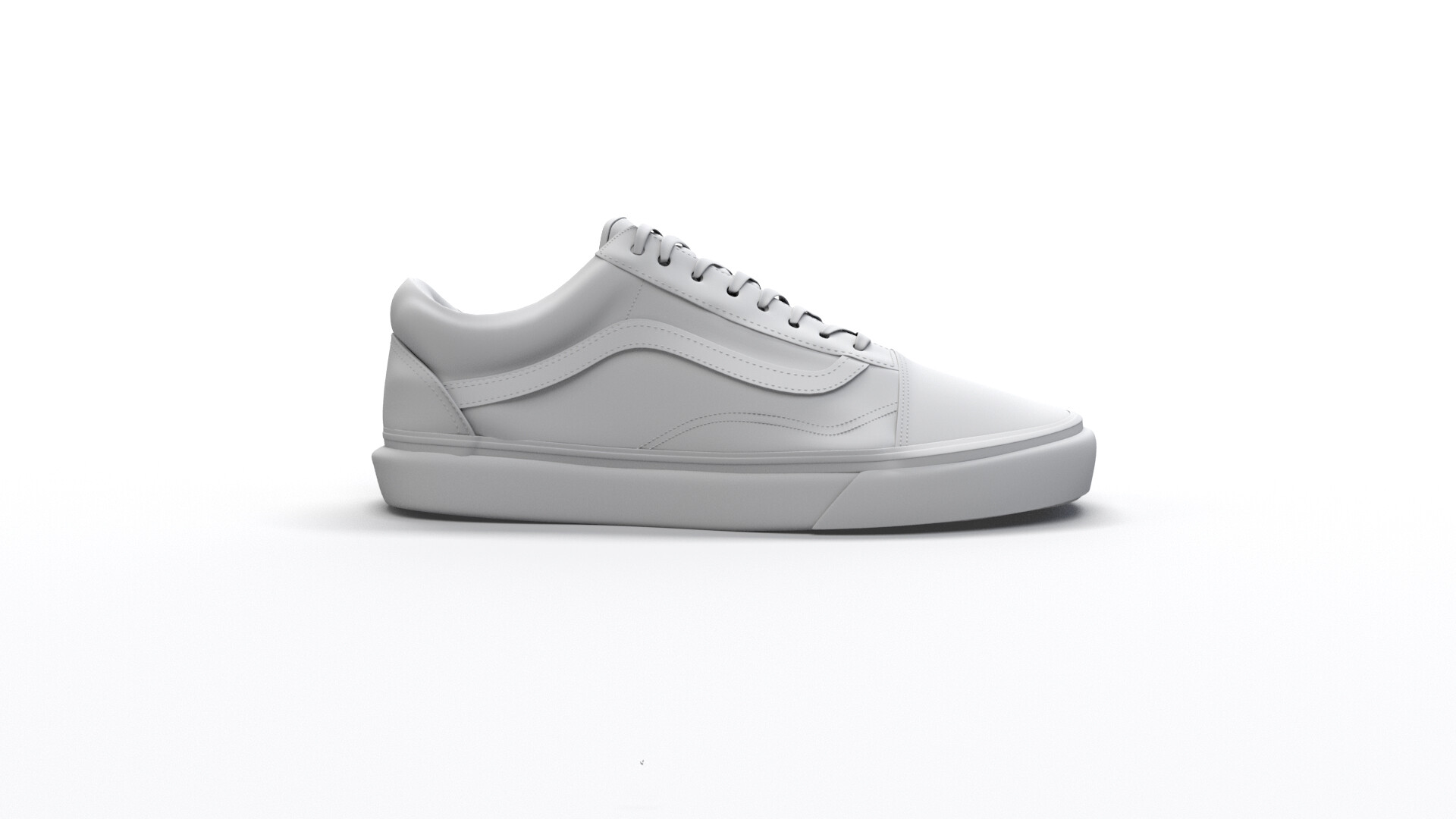 plain white canvas vans