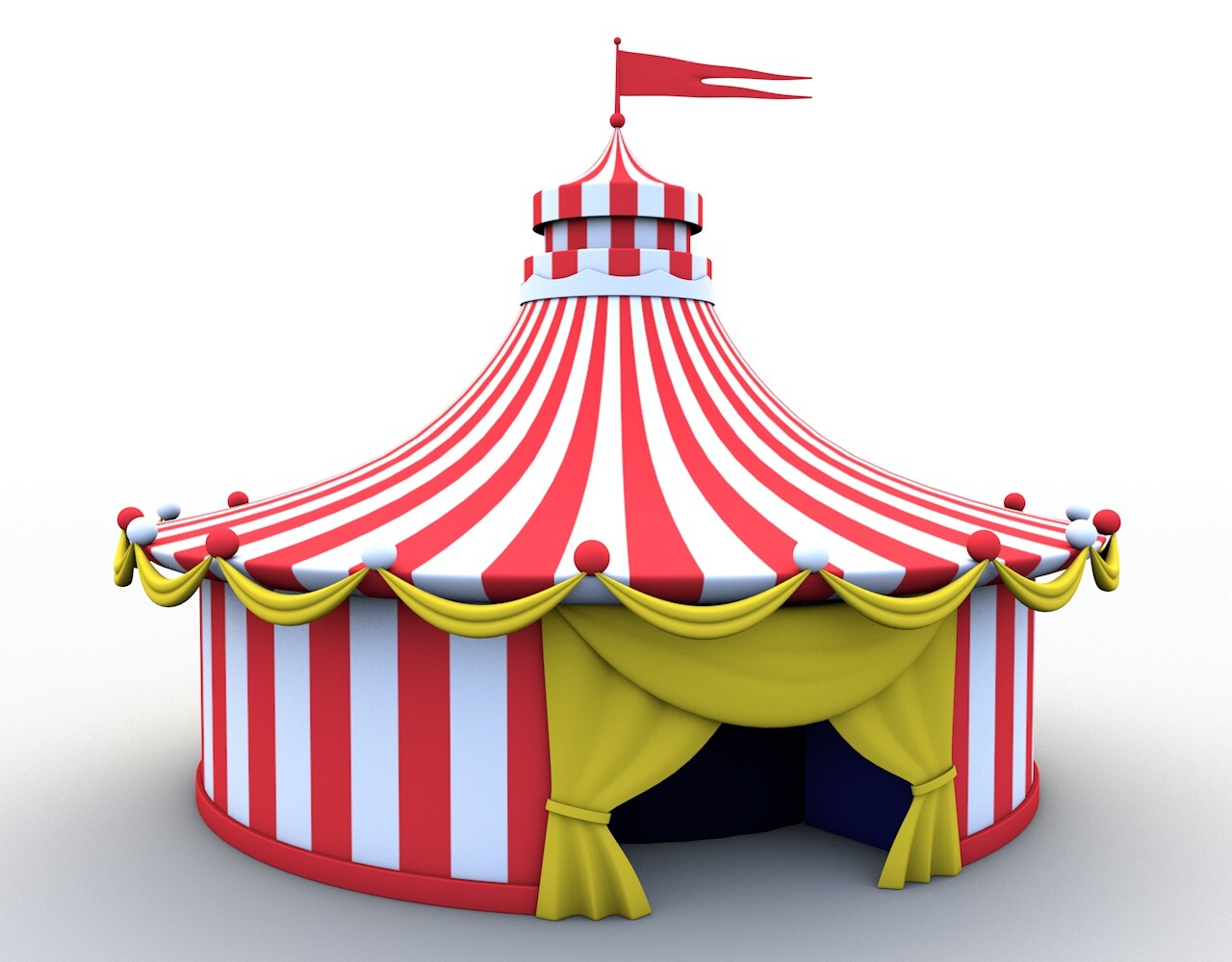 Lubomyr Bodnar - Cartoon Circus Tent