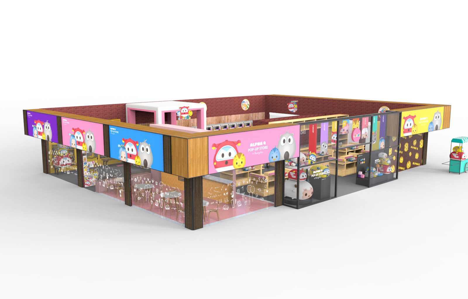 ArtStation - Alpha Q pop-up store design