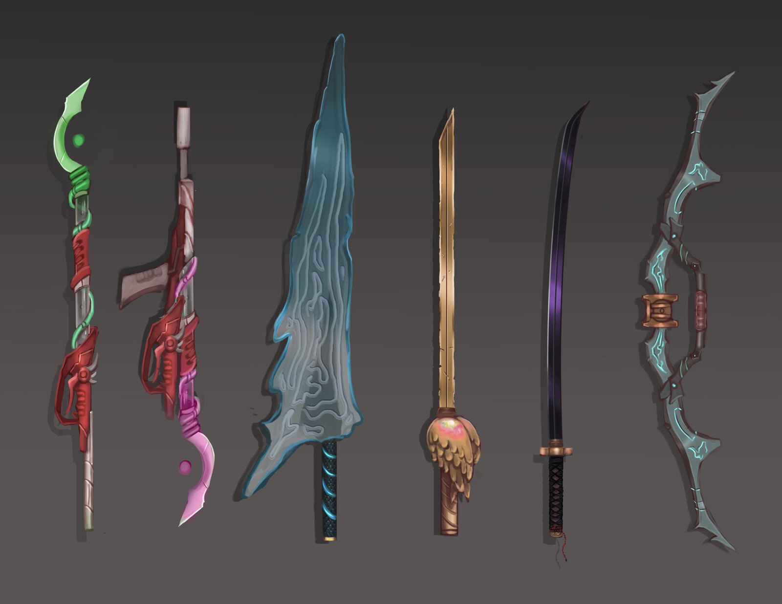 Brandon Pérez - RPG Weapon designs