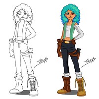 Artstation Draw Yourself In Different Cartoon Styles Tala Dughman