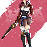 Artstation Azure Fang Naruto Online Quiet Mary