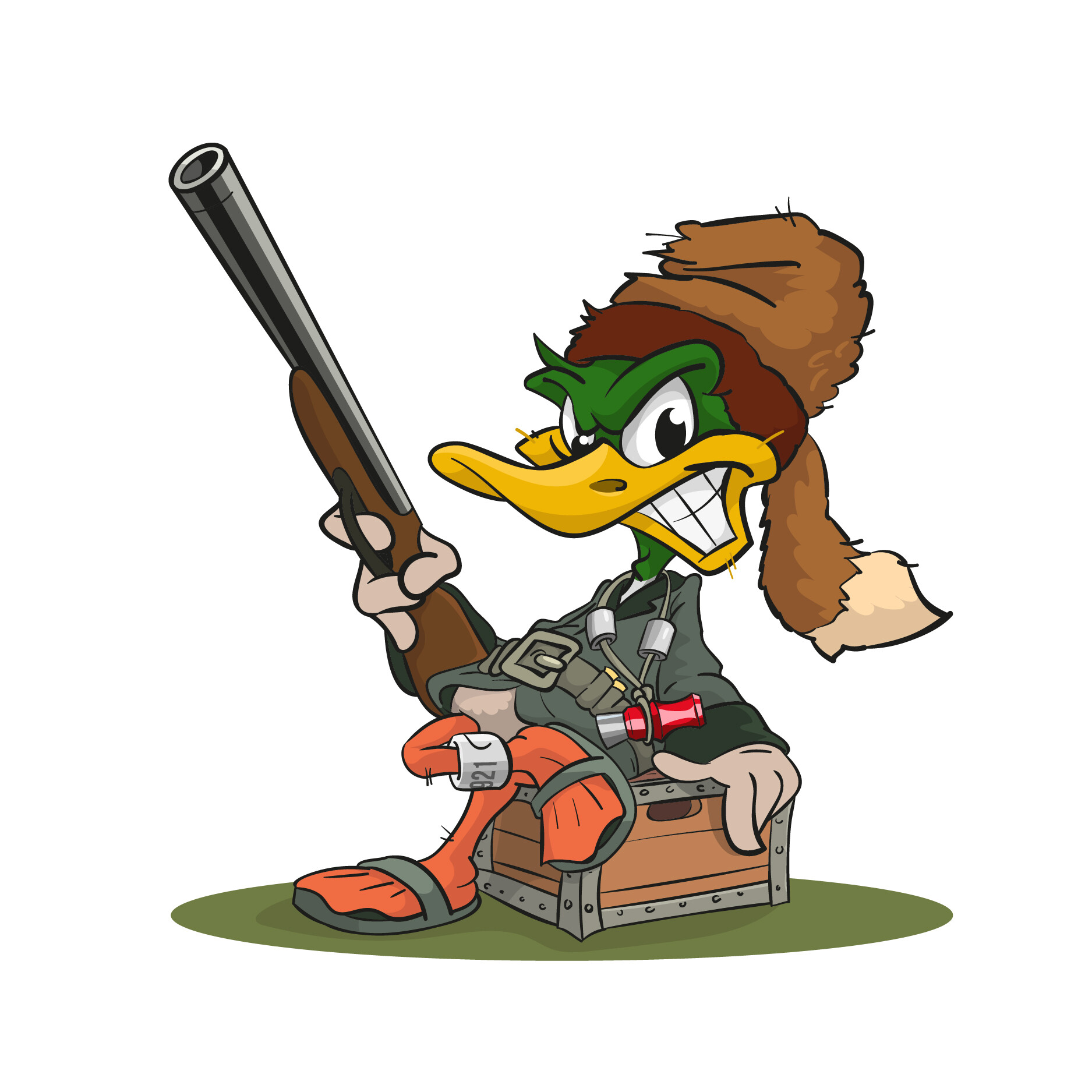 ArtStation - Mascot Duck Hunter