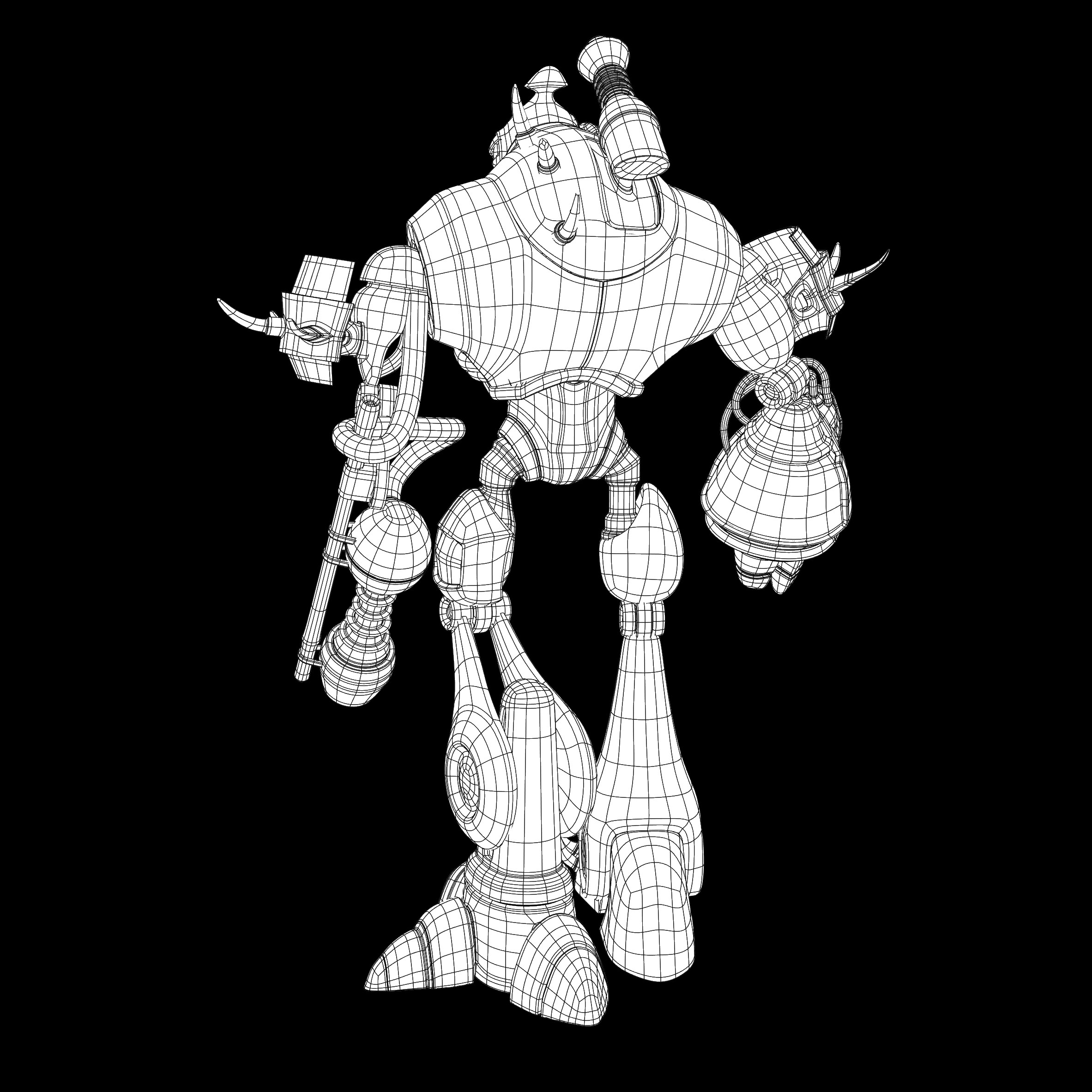 Wireframe Back
