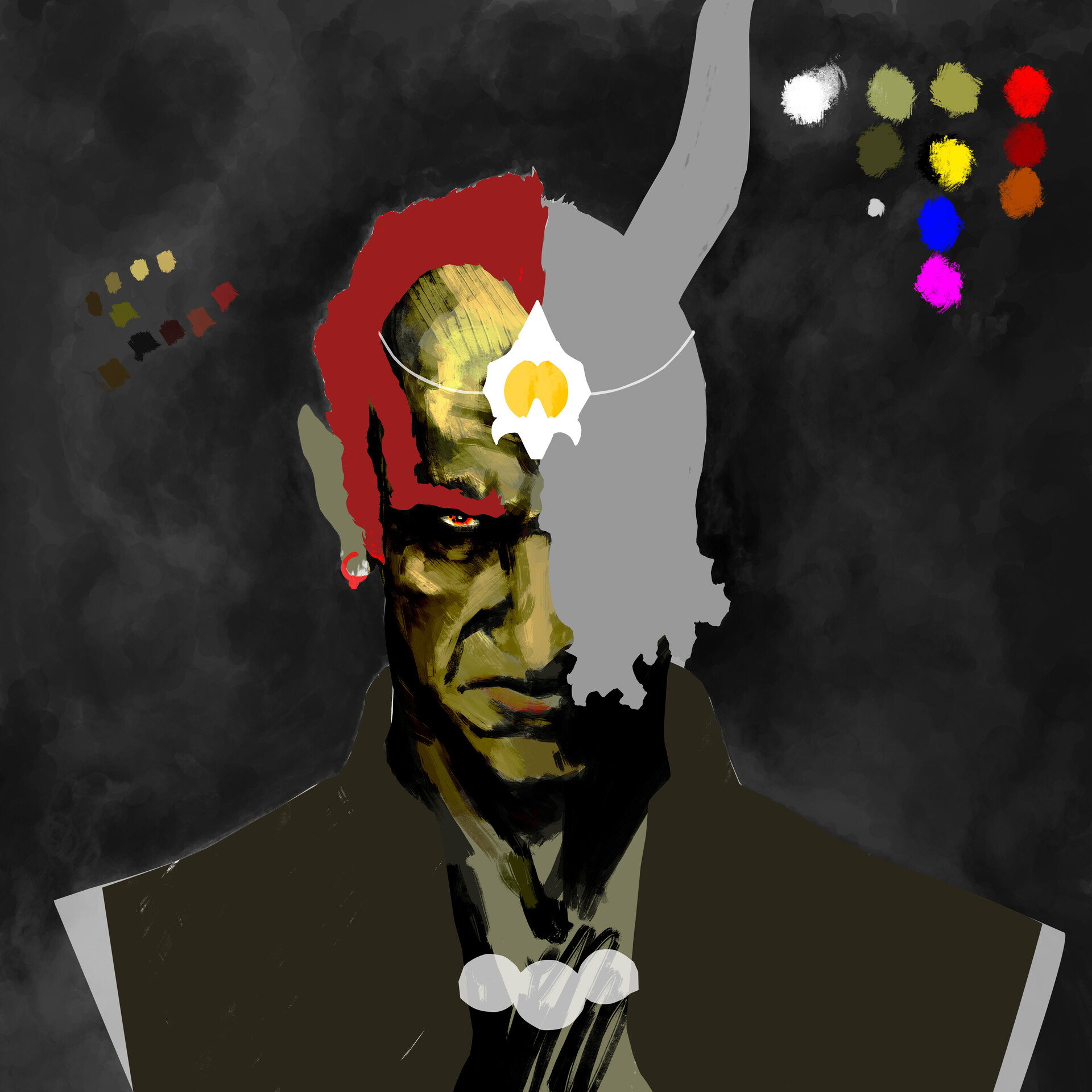 Artstation Ganondorf Phantom Ganon From The Legend Of Zelda Ocarina Of Time Cameron Kotterman