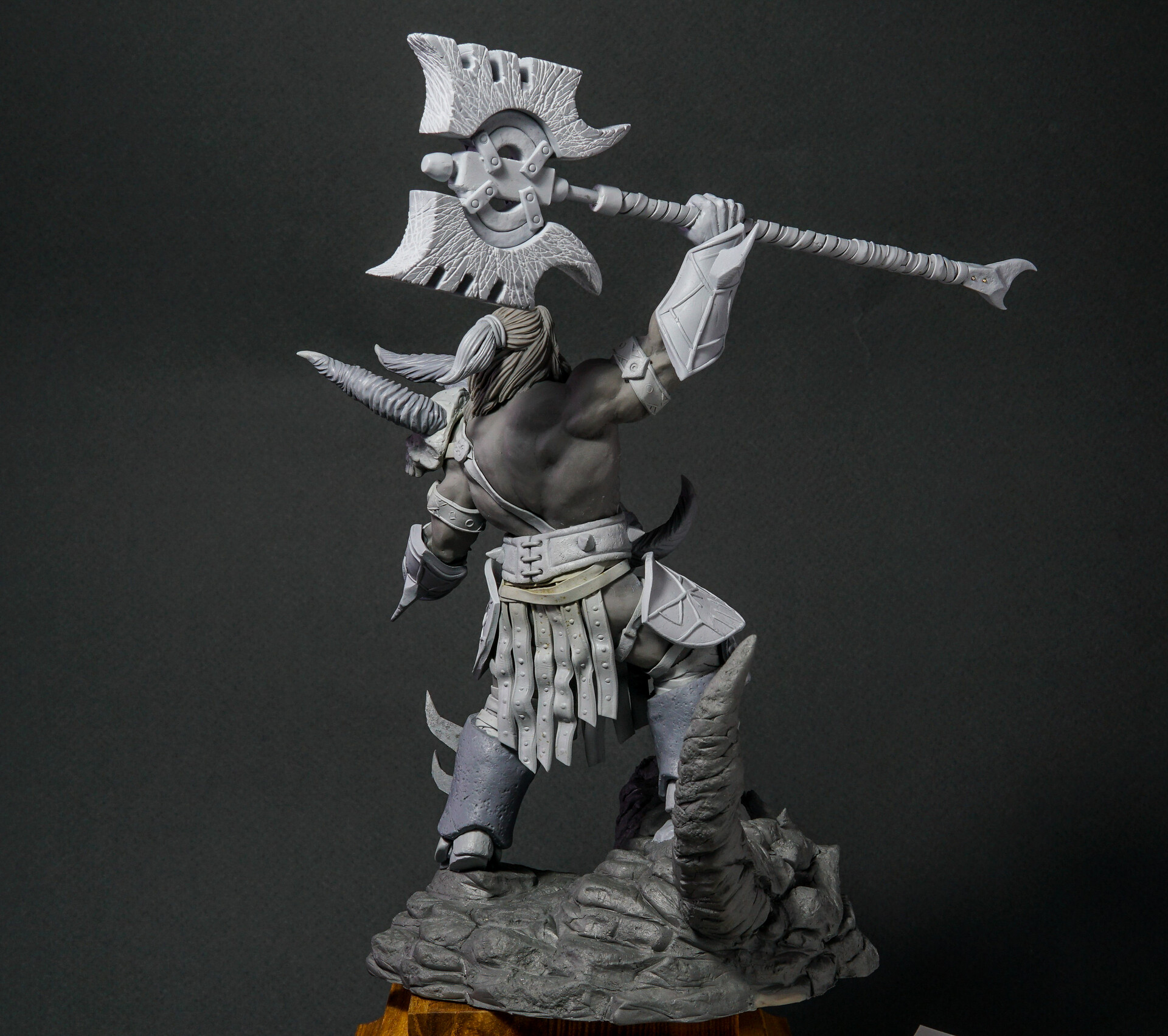 Artstation Diablo 3 Barbarian Sculpture Vladislav Fox