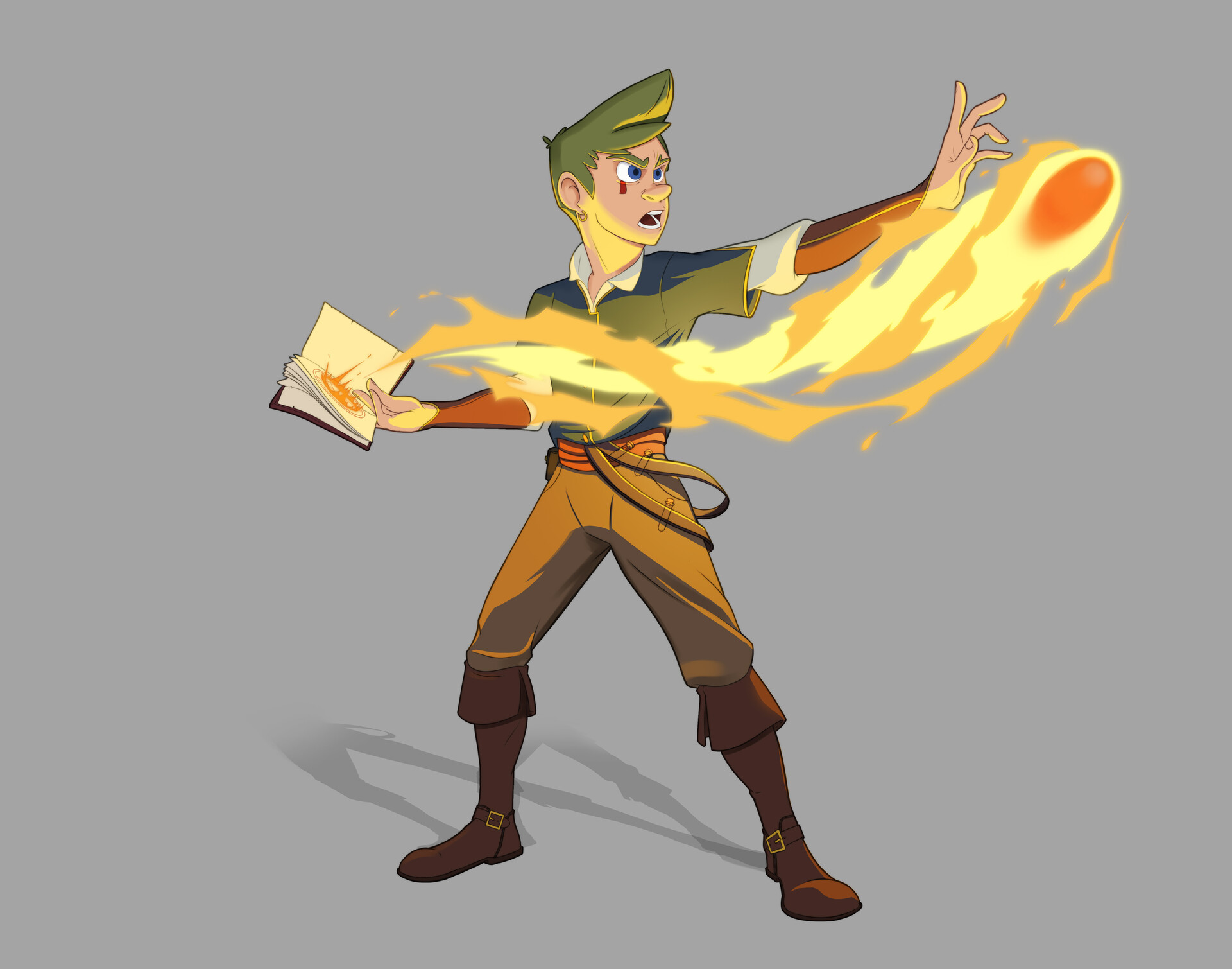 Artstation Fire Spell Design And Animation James Frio