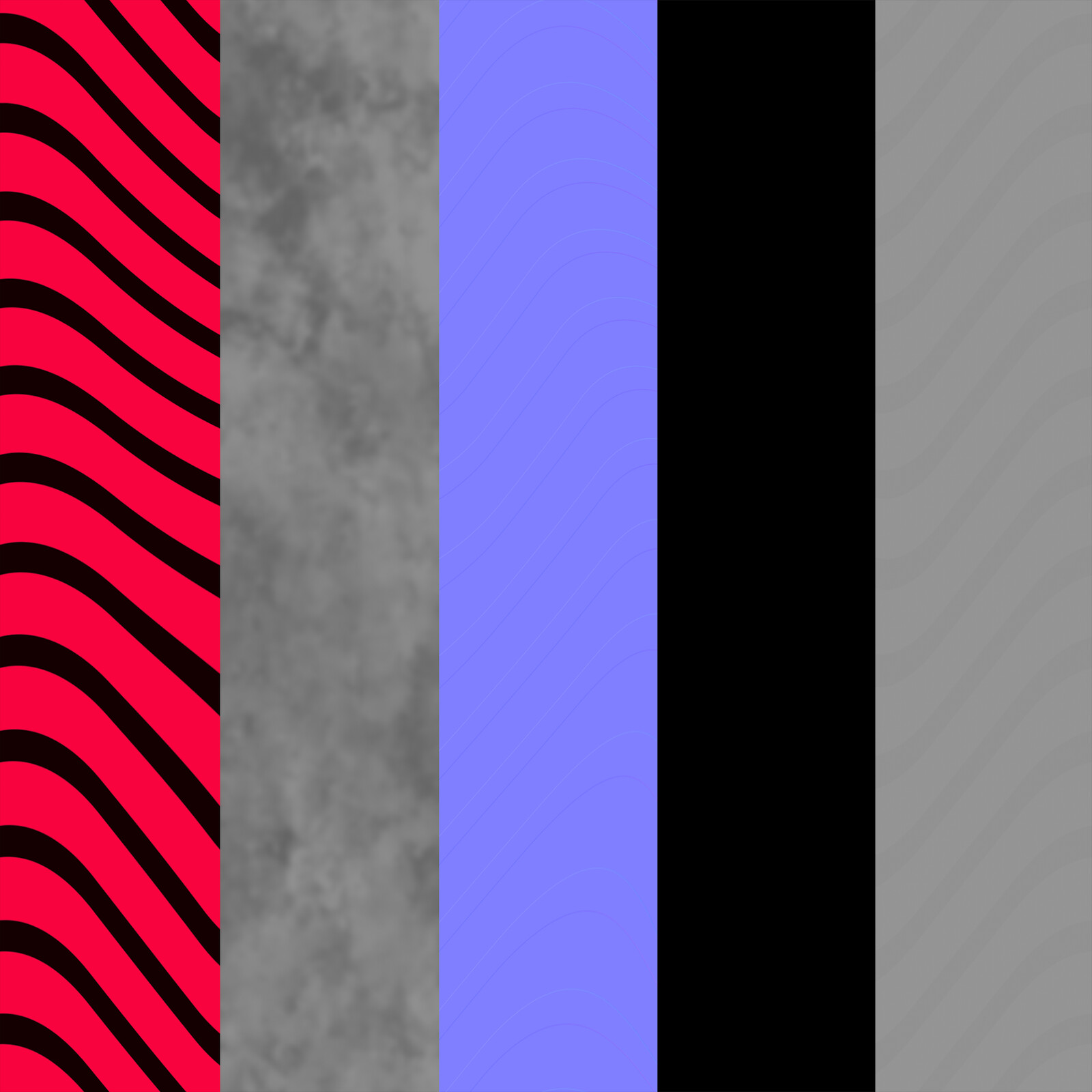 Material breakdown (Vinyl Version) 
