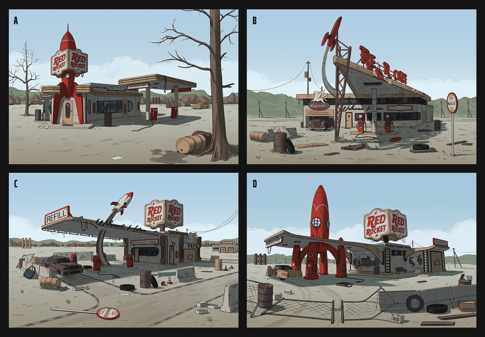 All red rockets in fallout 4 фото 75