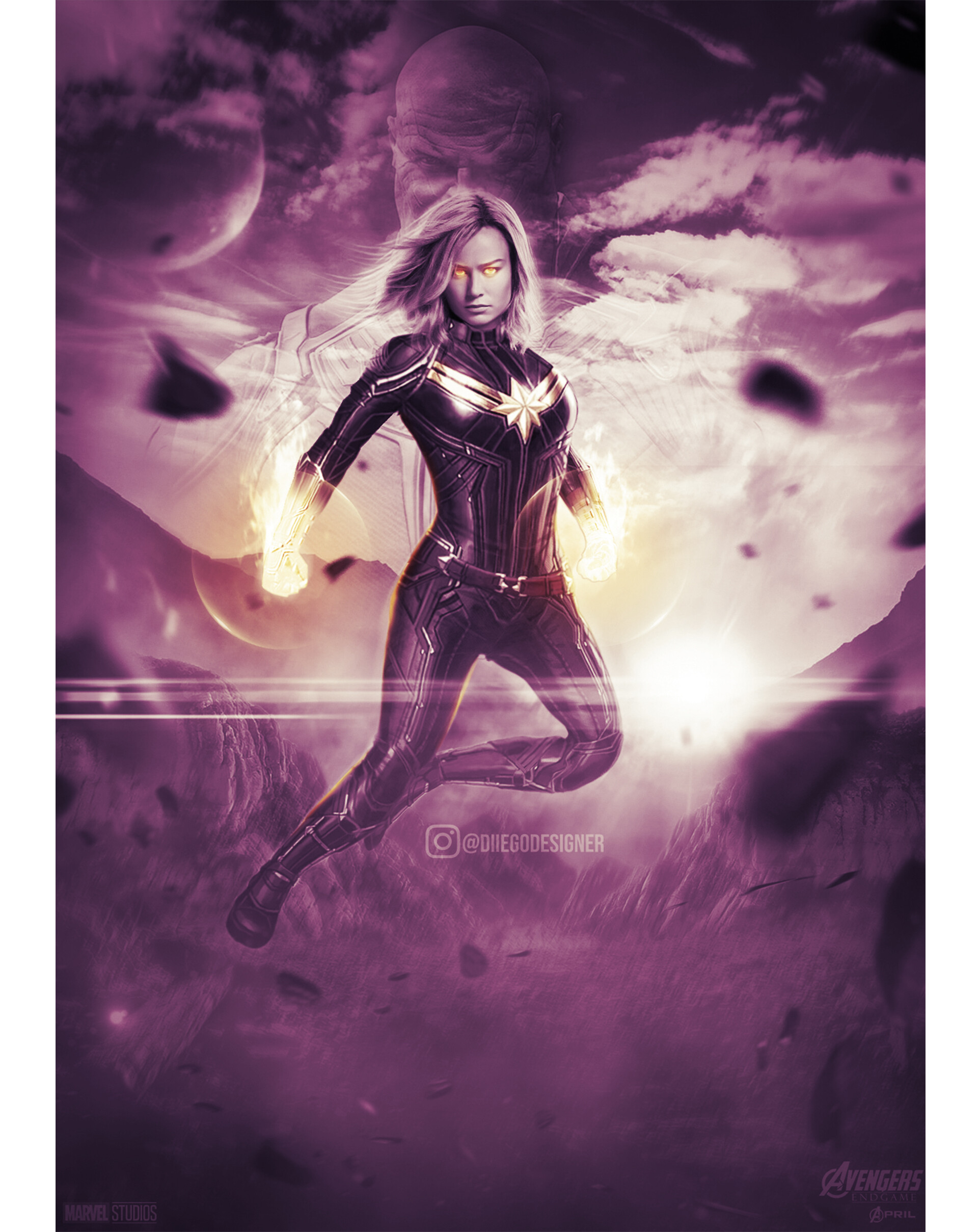 ArtStation - Avengers end game poster design