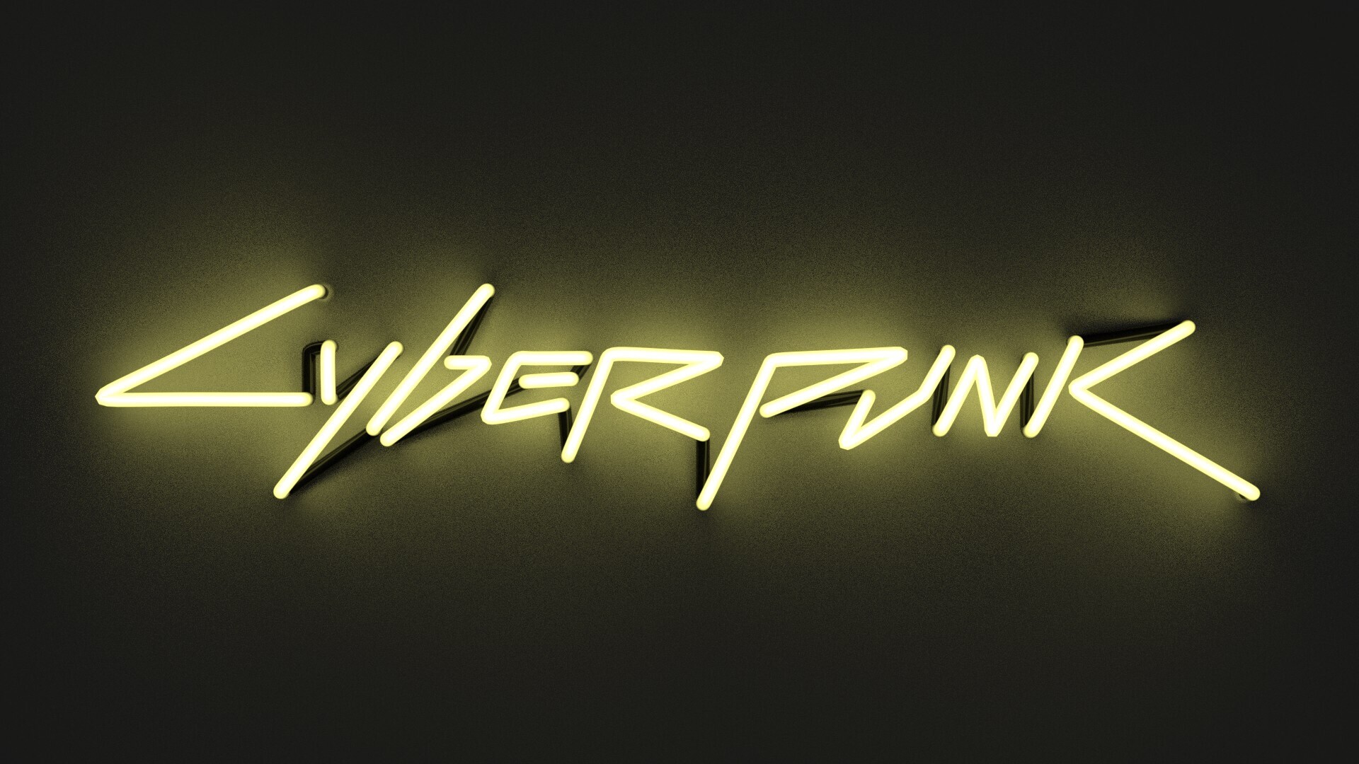 Artstation Cyberpunk 2077 Neon Logo Fan Art Dositio