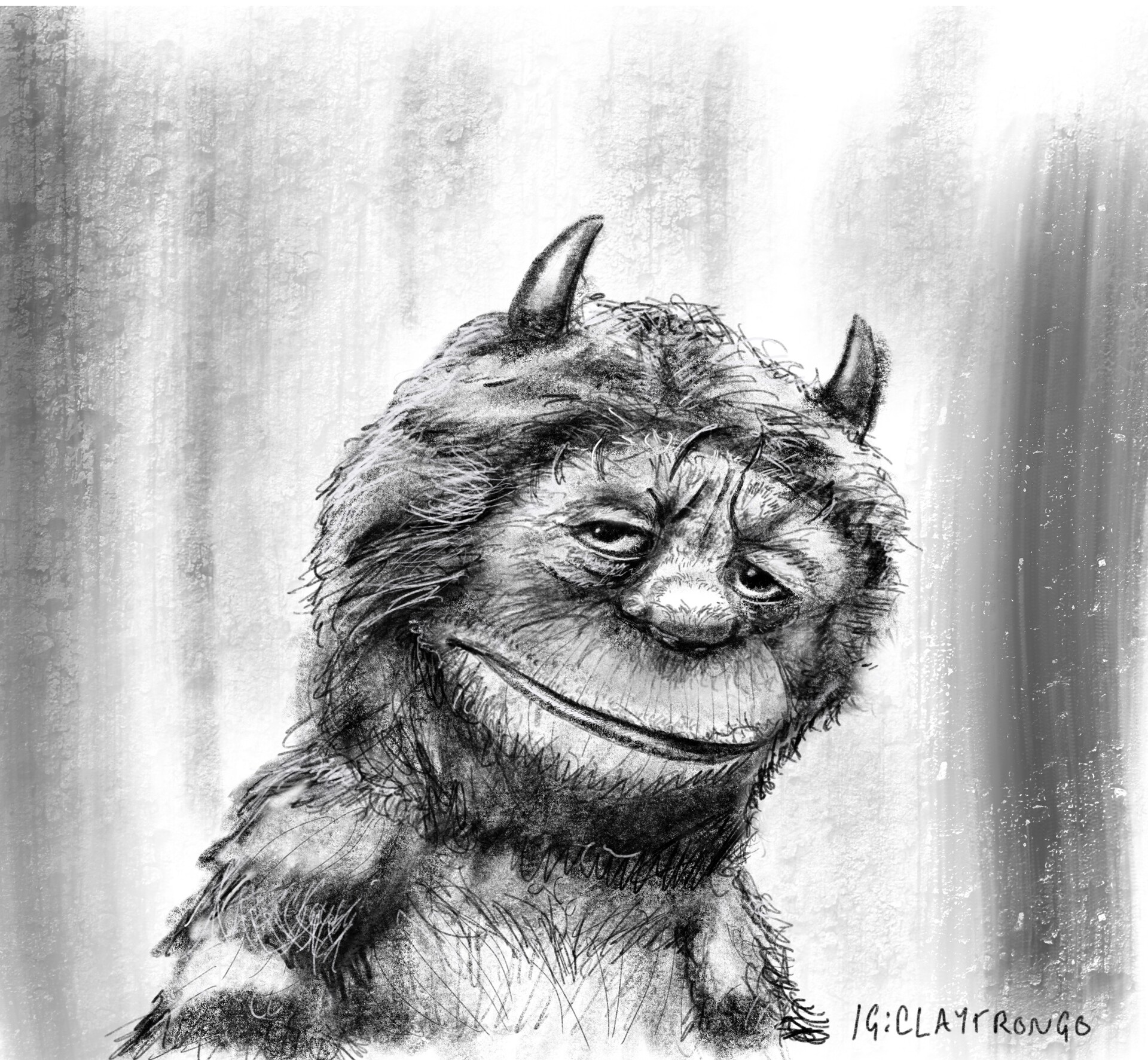 Where The Wild Things Are Carol Drawing