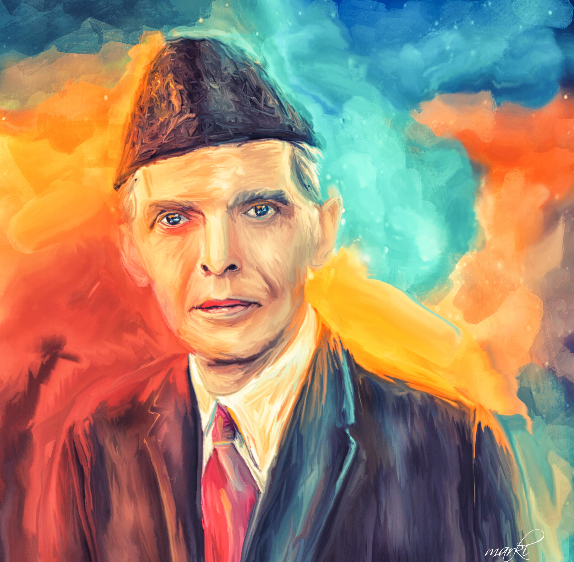Artstation Quaid I Azam Ikram Khan