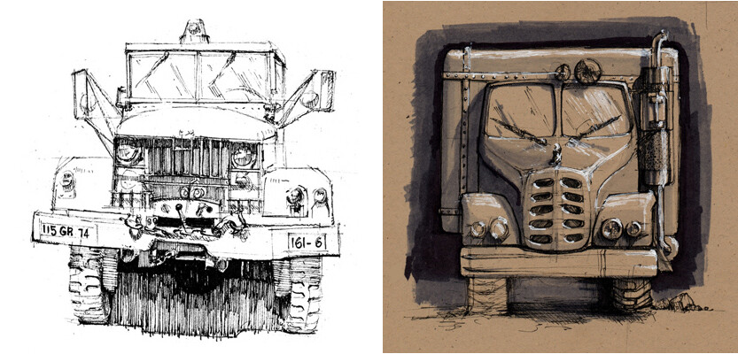 Trucks | Ink &amp; Markers