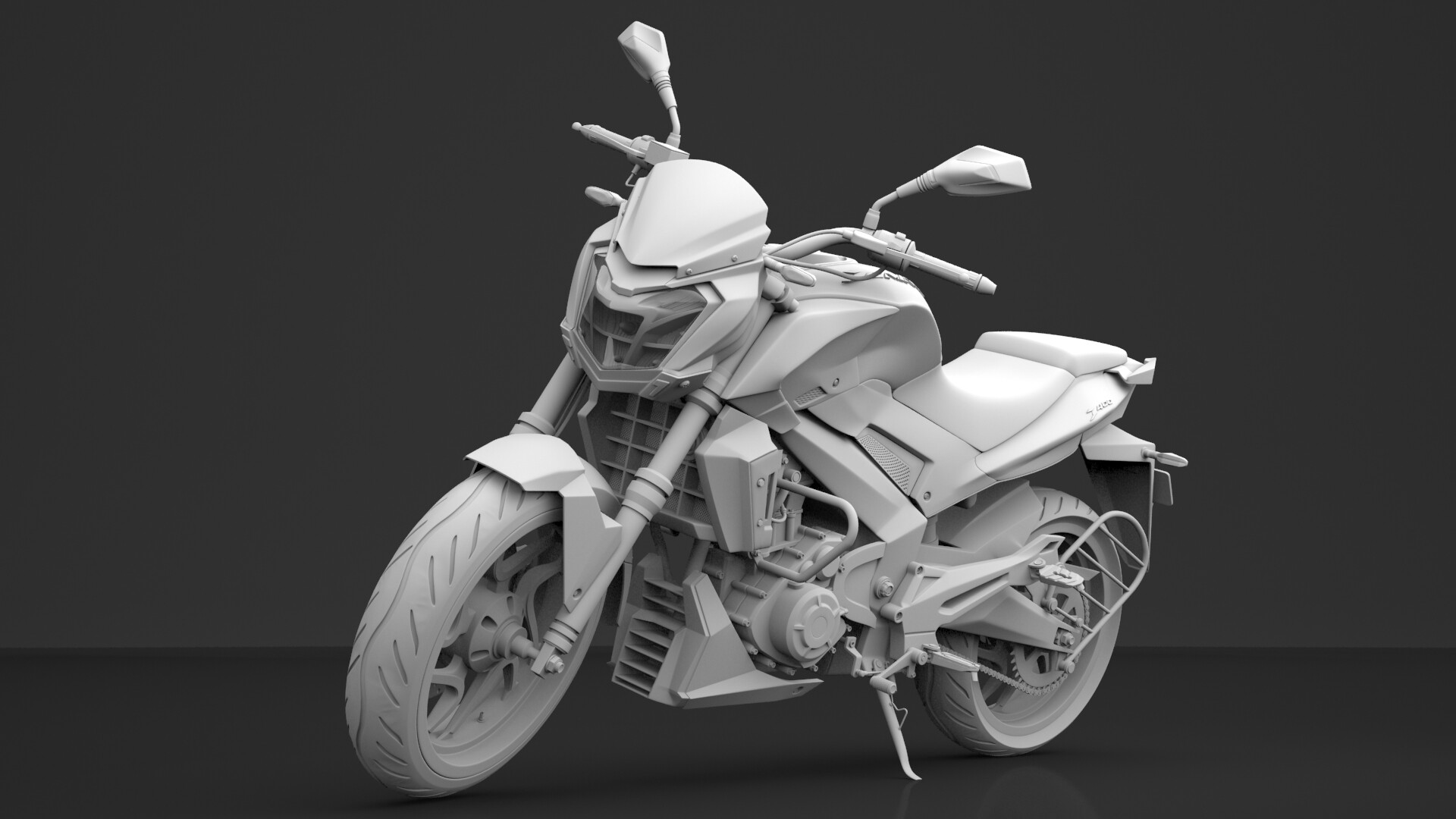 Dominar 400 3d model sale