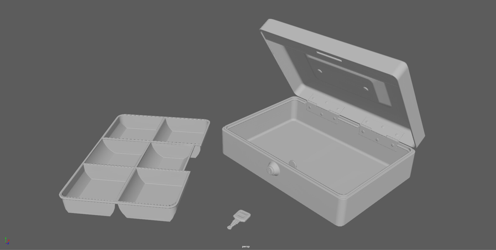 In Maya with Normal map applied