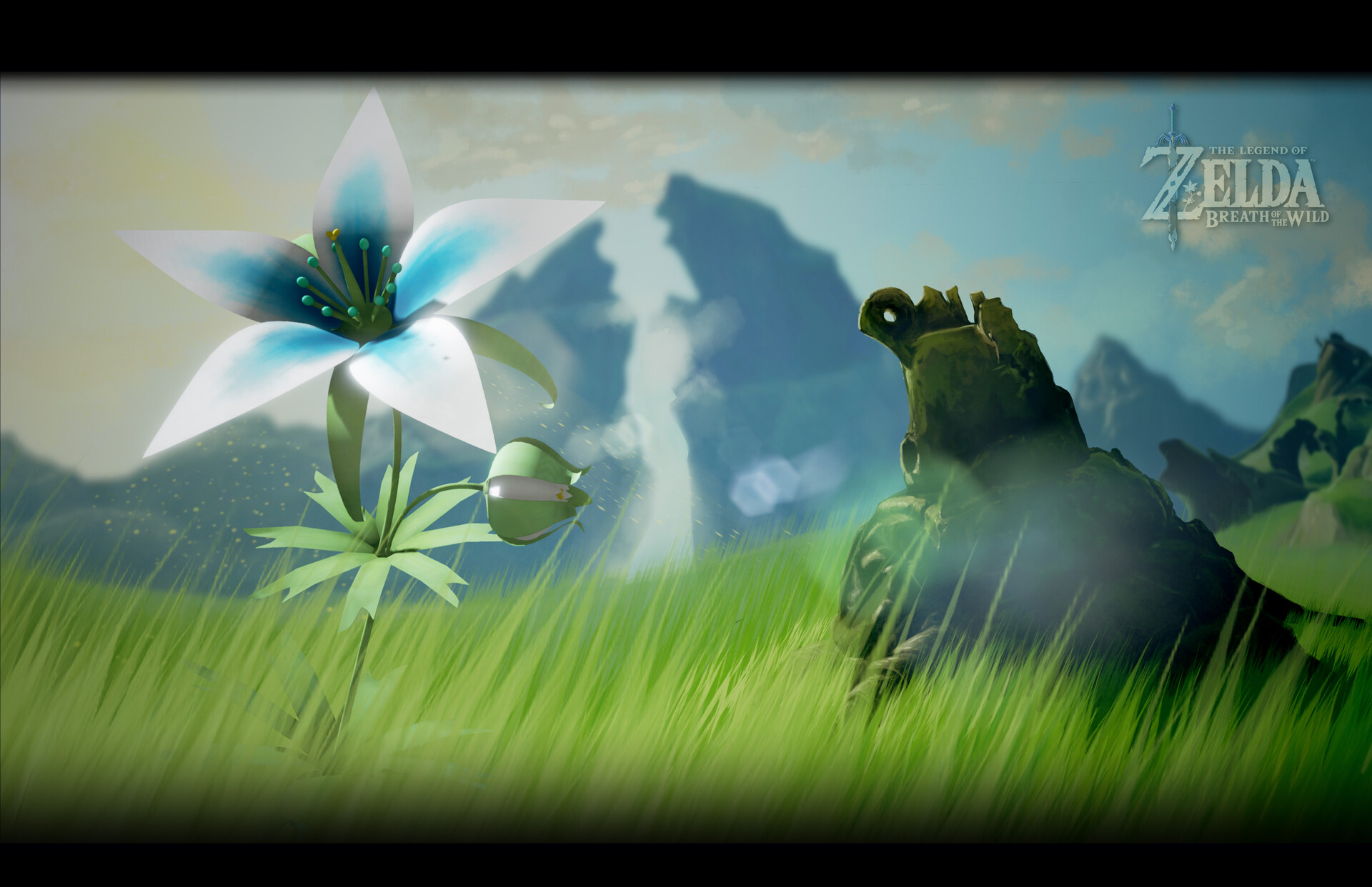 Raya Castaneda Legend Of Zelda Breath Of The Wild Matte Painting