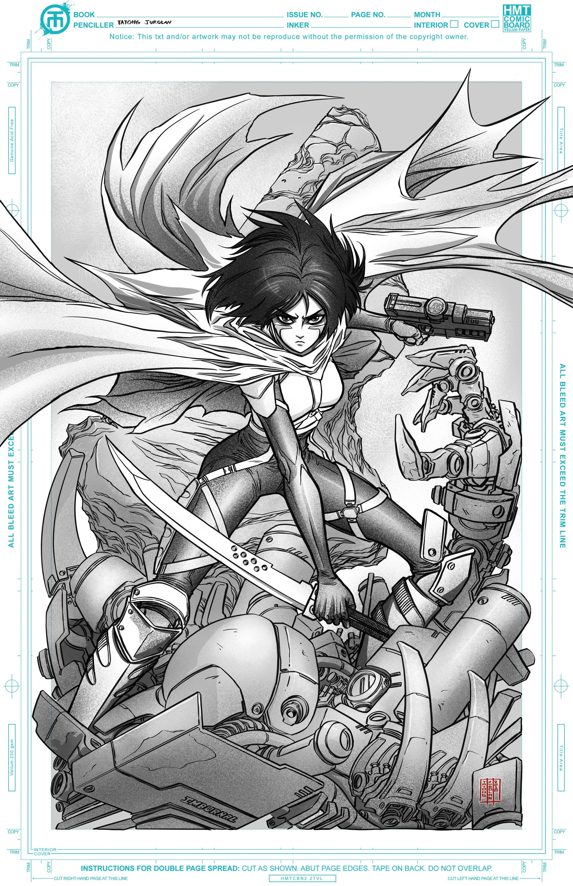 Artstation Gally Battle Angel Alita Tatong Jurolan
