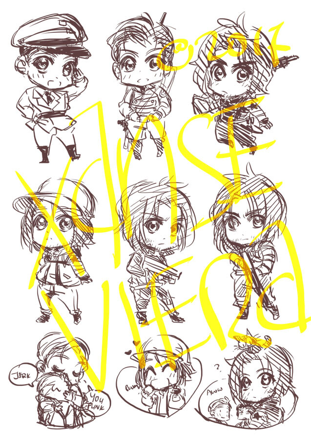 Artstation Bucky Barnes Evolution Chibi Artworks Haryati Mohd