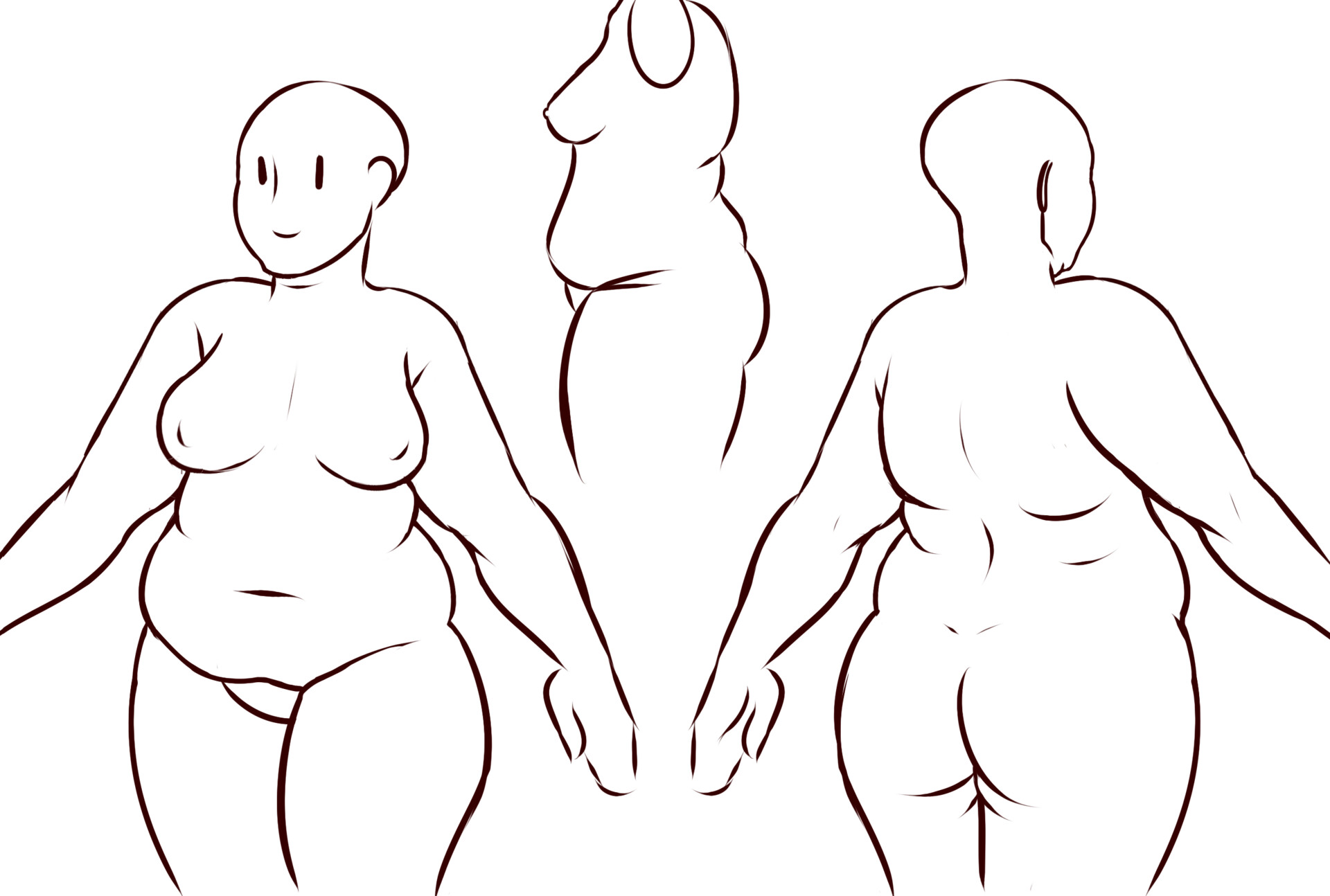 I'm Punkitt! Howdy! — How did you learn to draw fat bodies but still...