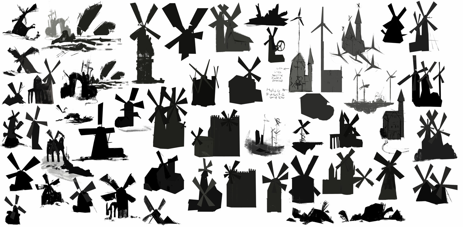 made some silhouettes