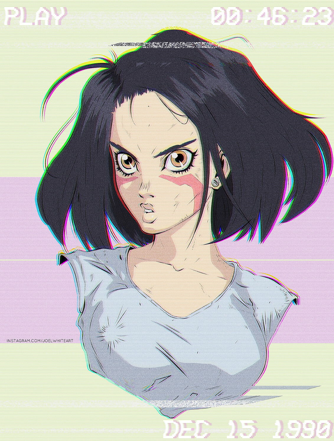 Artstation Alita Battle Angel Illustration Joel White