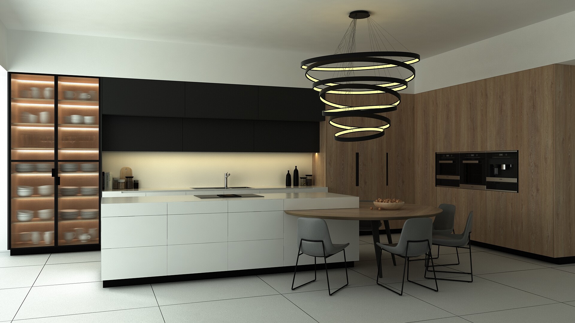 Artstation Autumn Kitchen Inspired By Poliform Kitchens Paulo