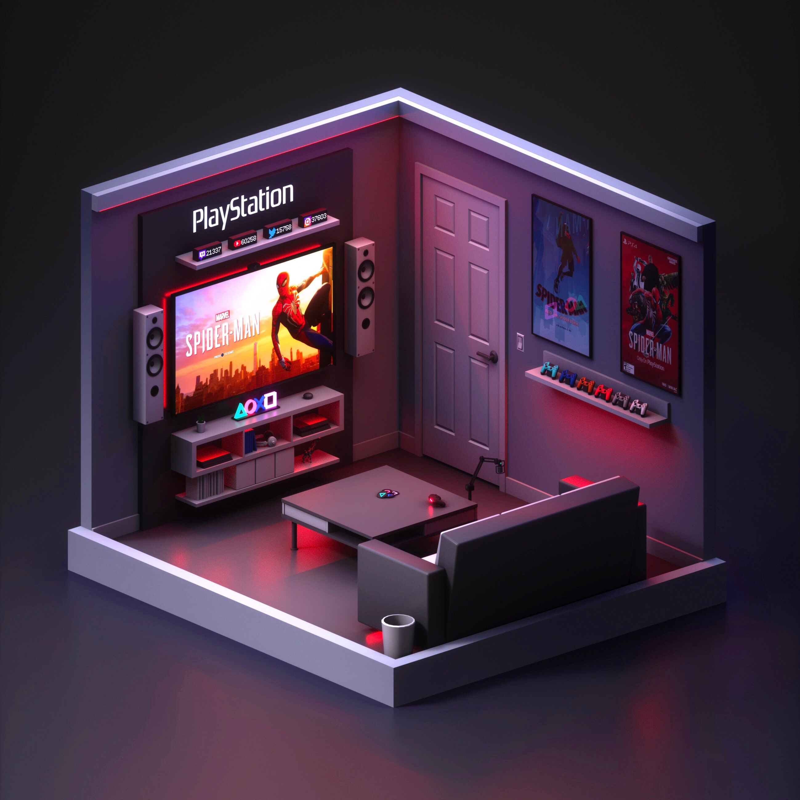 Playstation room top