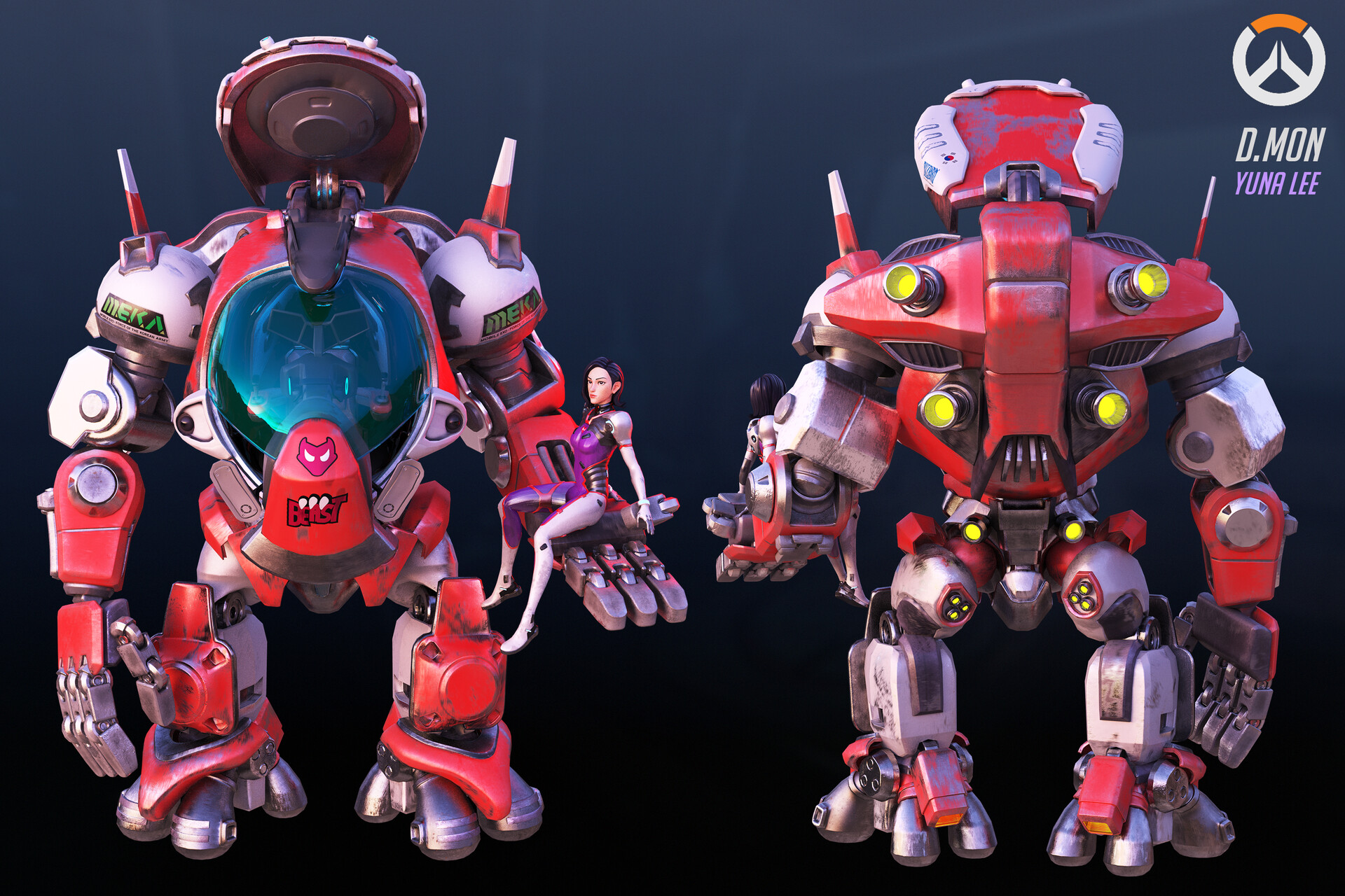 Artstation D Mon And Beast Gong Ill See more ideas about overwatch fan art, overwatch, character design. artstation d mon and beast gong ill