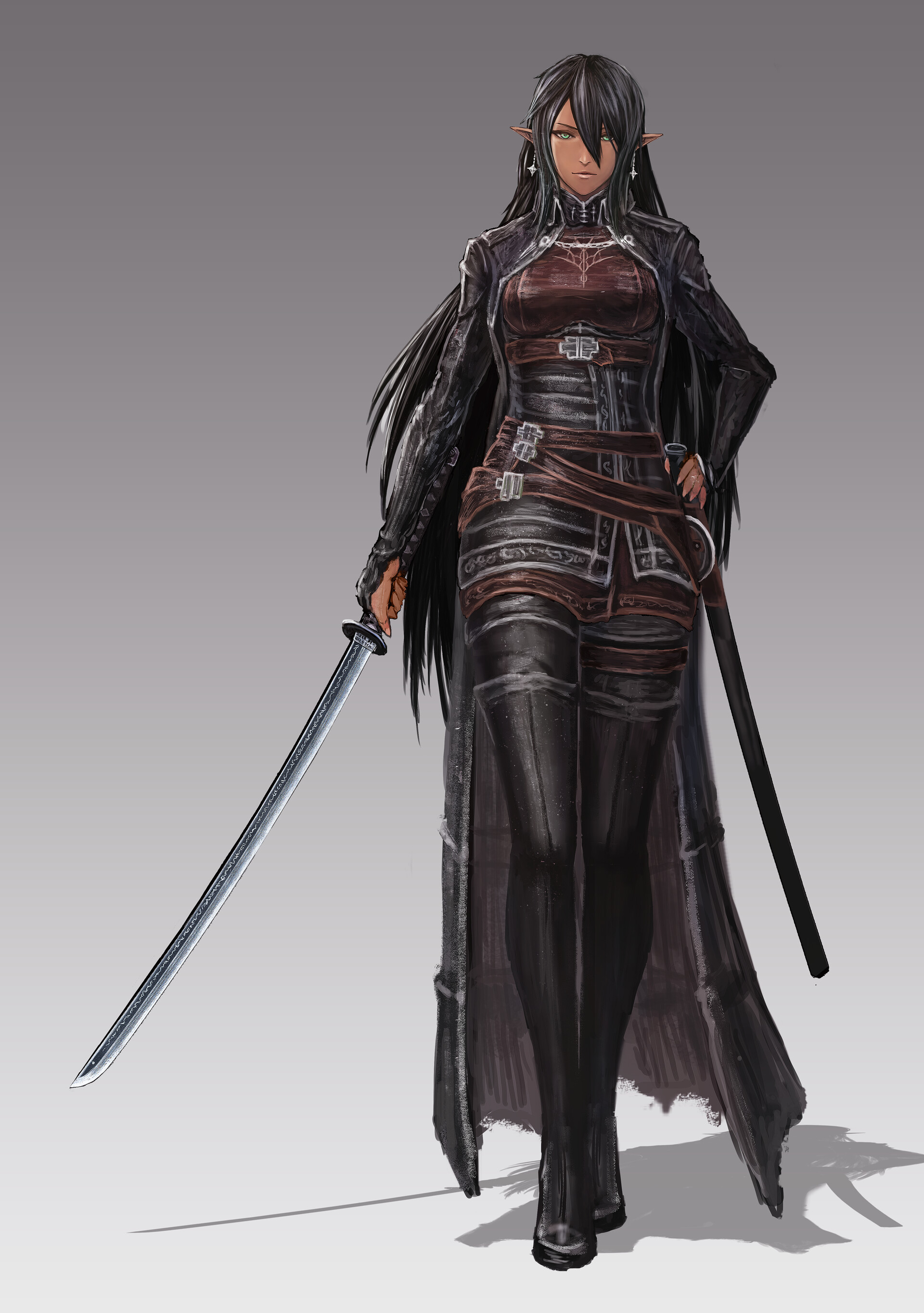 Auto 黒龍 正面立ち絵