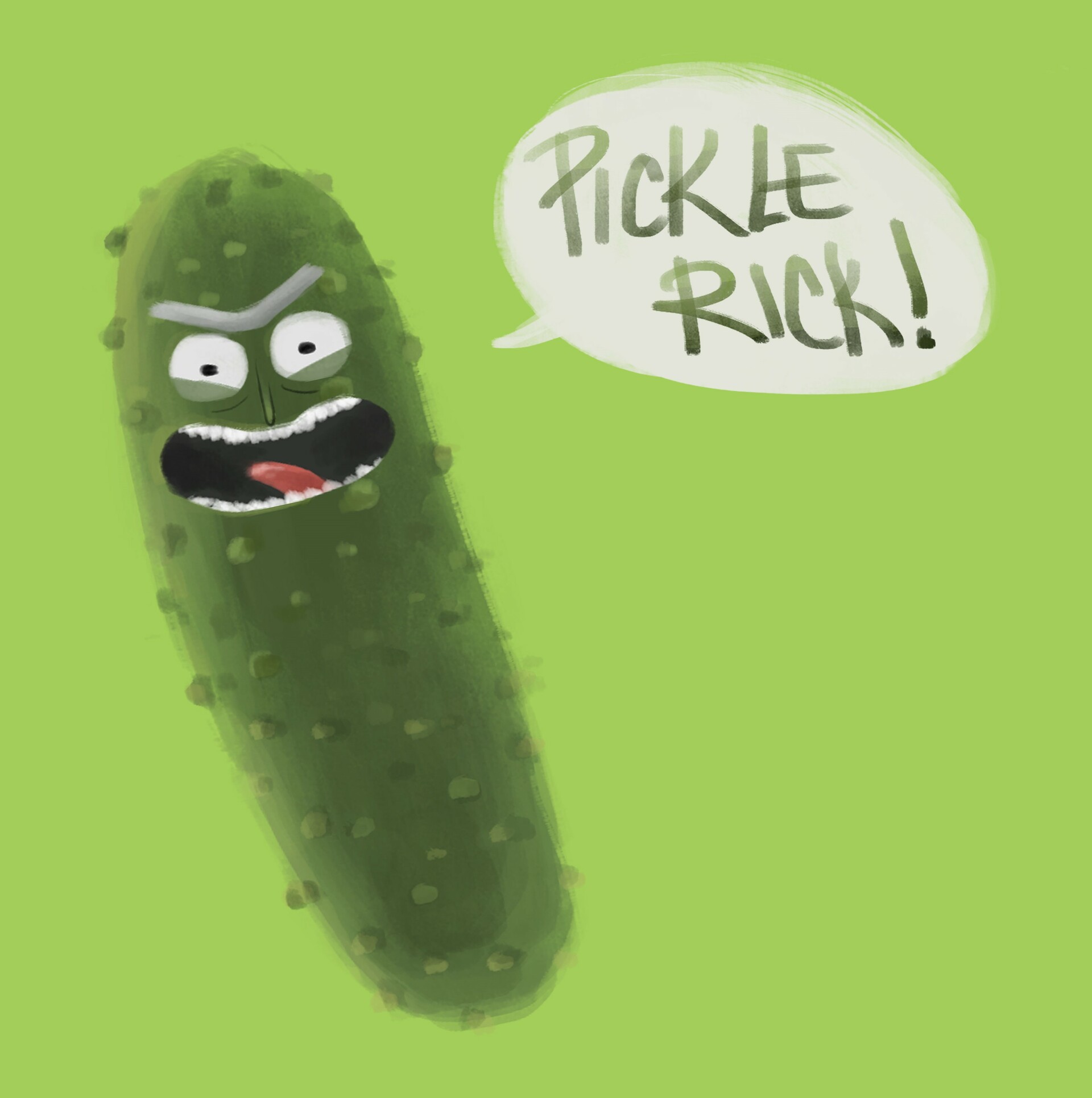 ArtStation - Pickle Rick