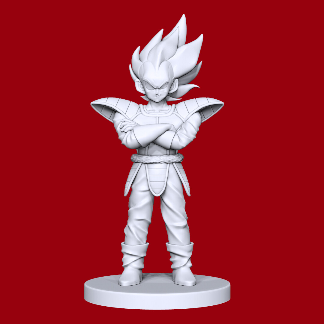 Artstation Dragon Ball Vegeta Vintage ドラゴンボール ベジータ Cesar Serrador Cuevas