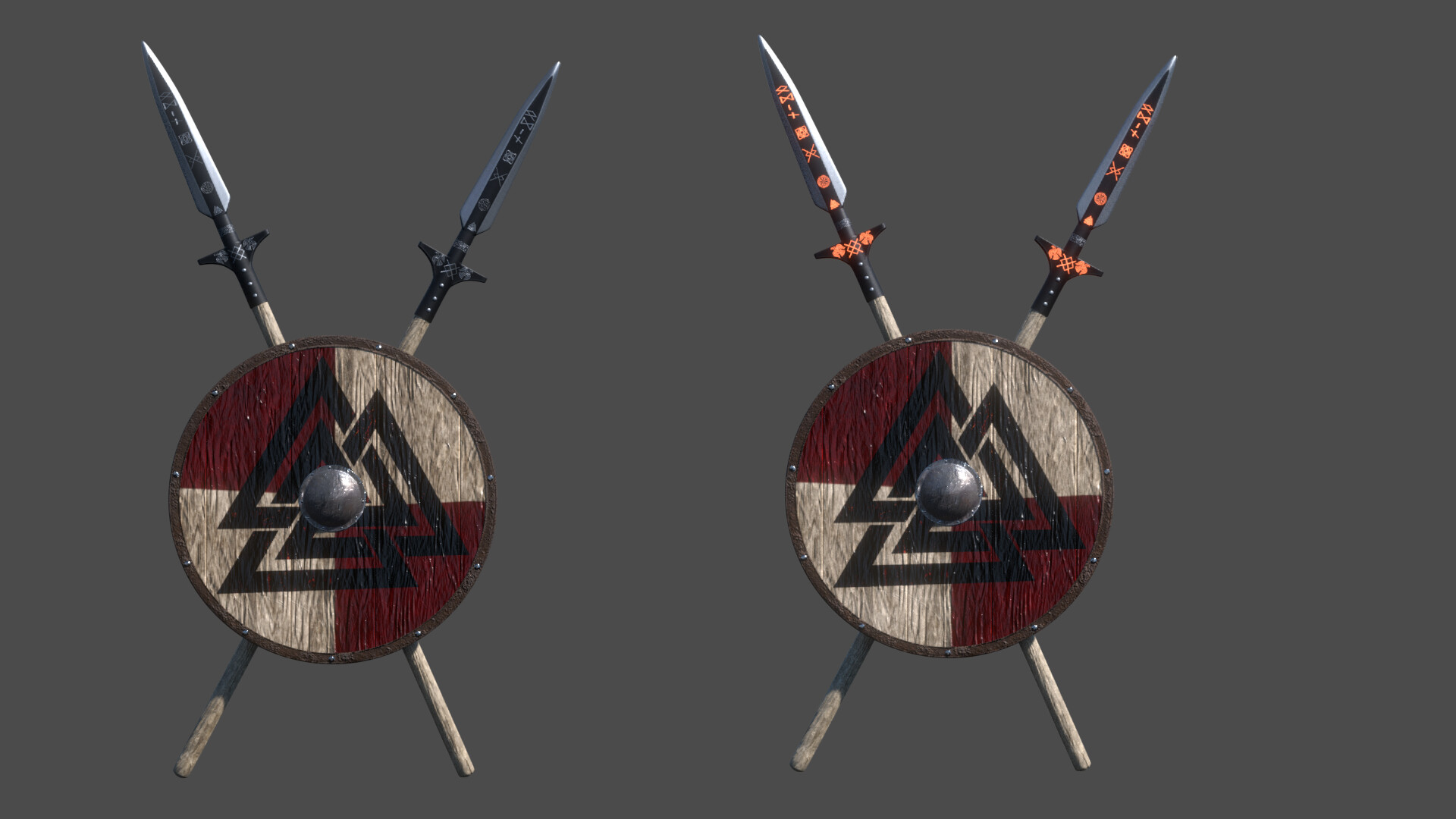 ArtStation Shield and Spear