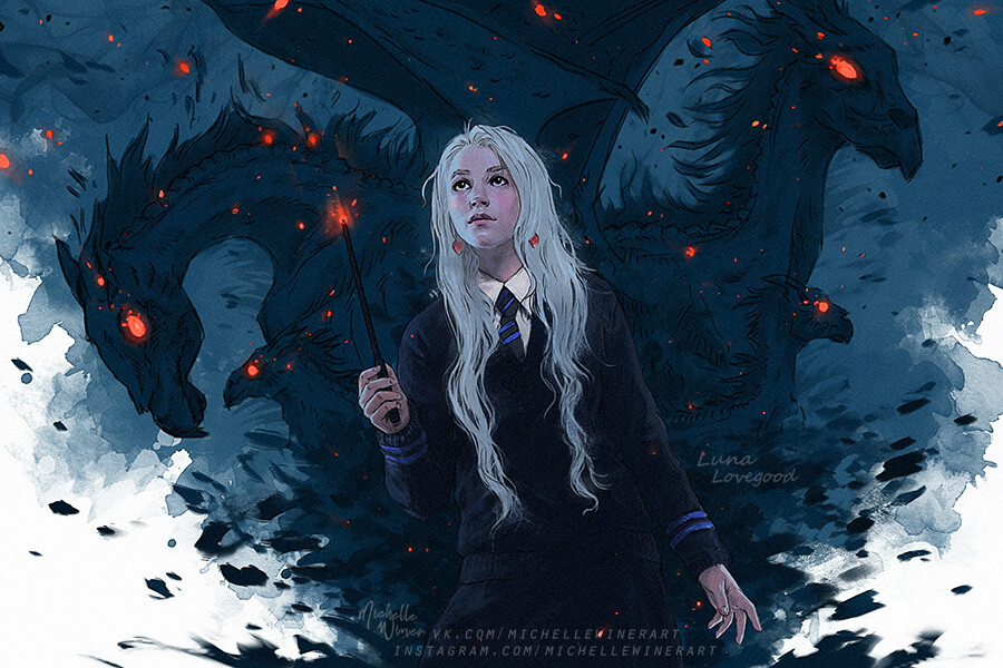Artstation Luna Lovegood Michelle Winer
