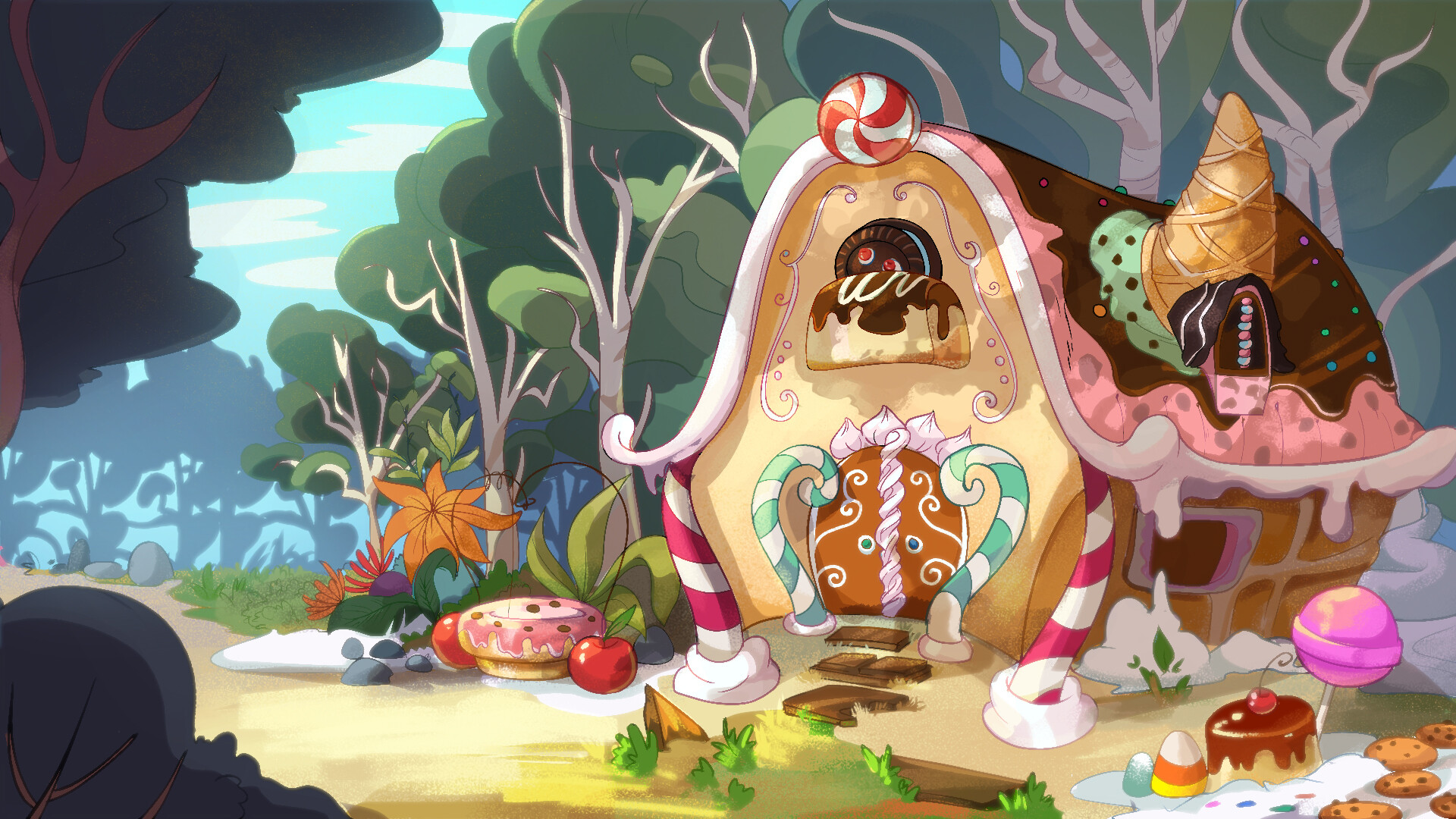 Hansel And Gretel Candy House