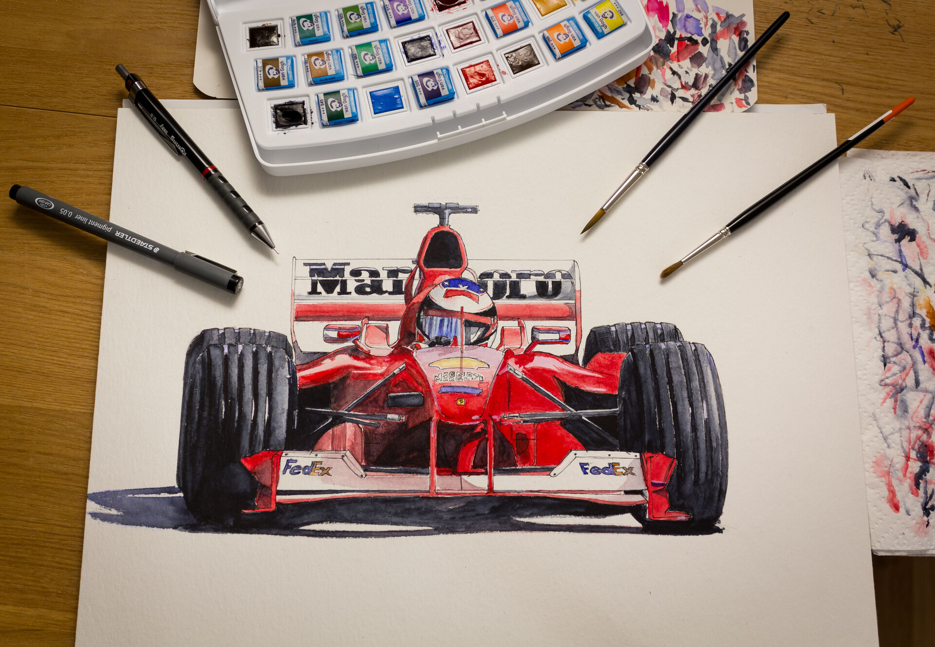 Maxence Leret D Aubigny Ferrari F1 2000 Michael Schumacher 2000 Season
