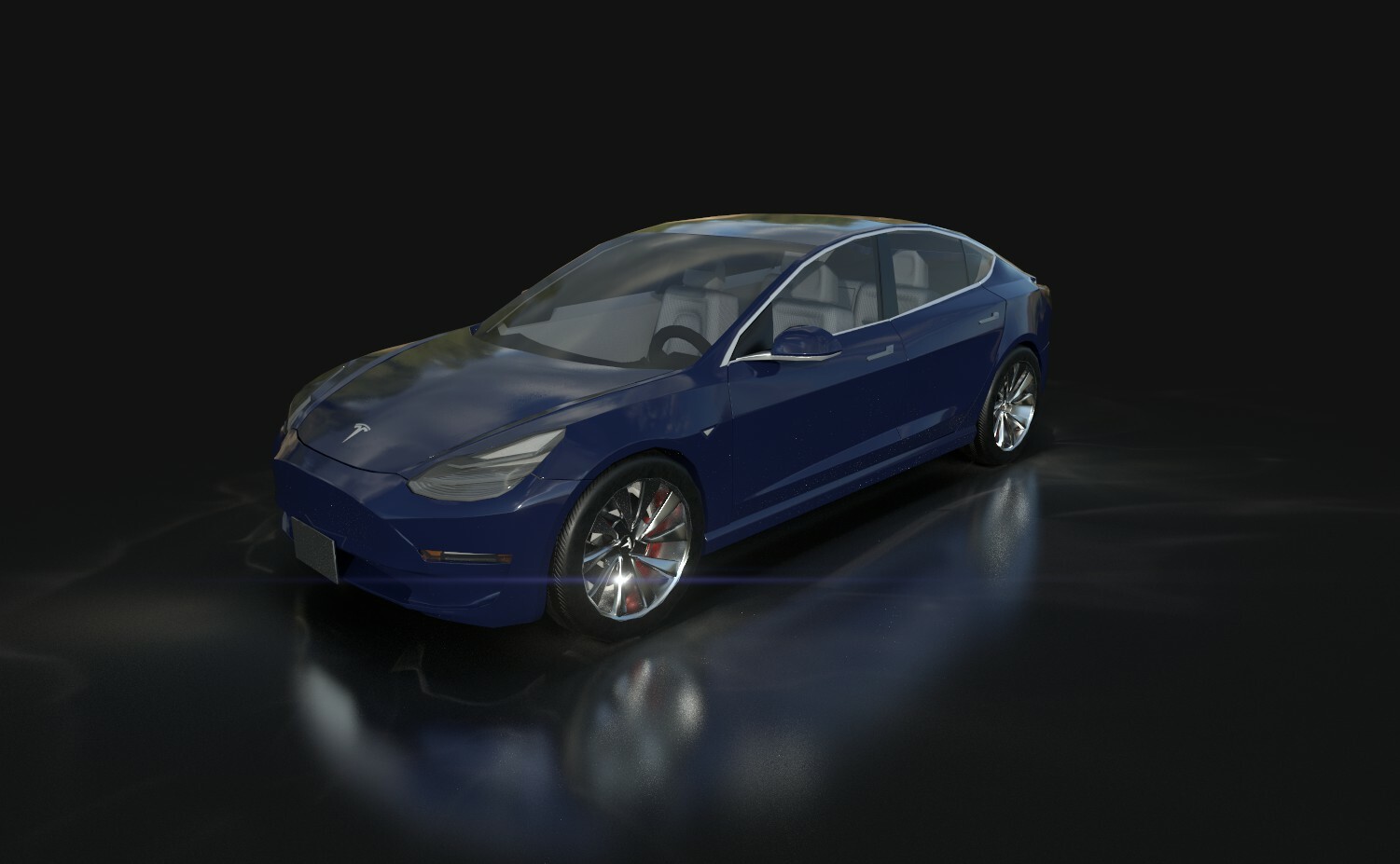 Mario GS Tesla model 3 Free model