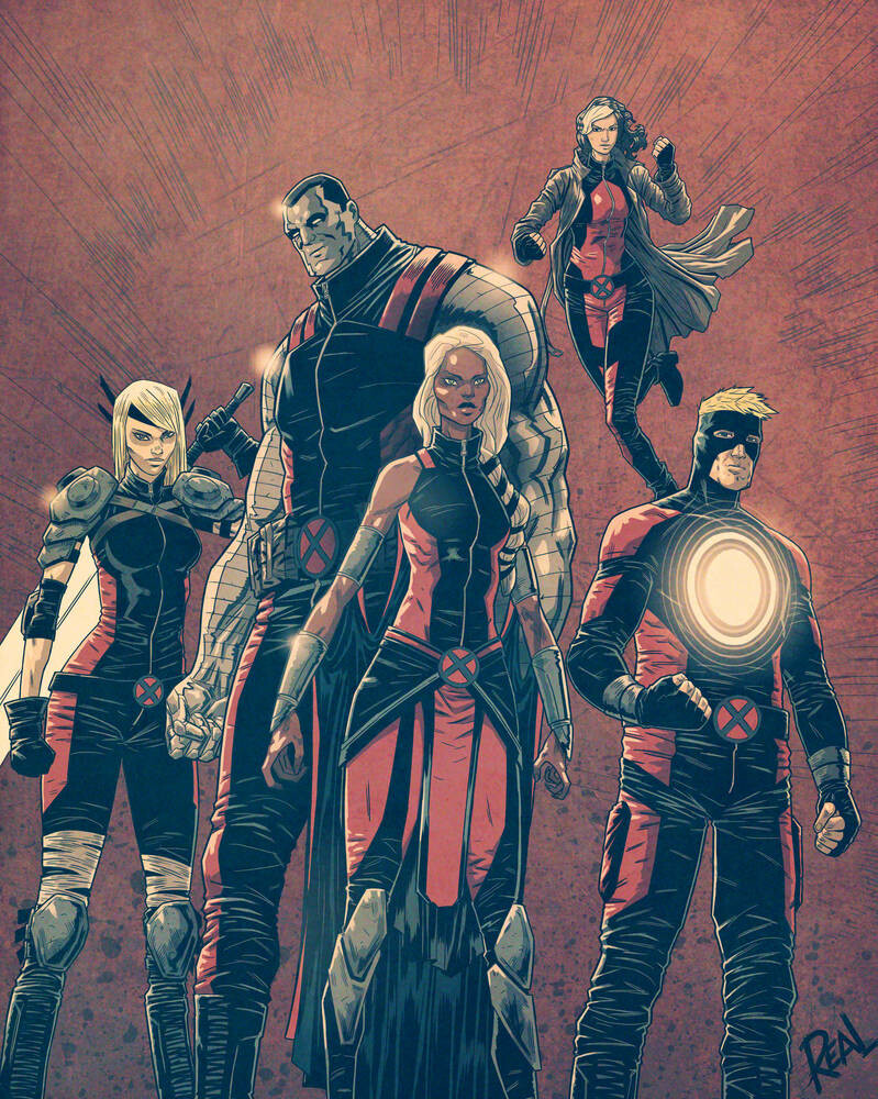 ArtStation XMen uniform redesign