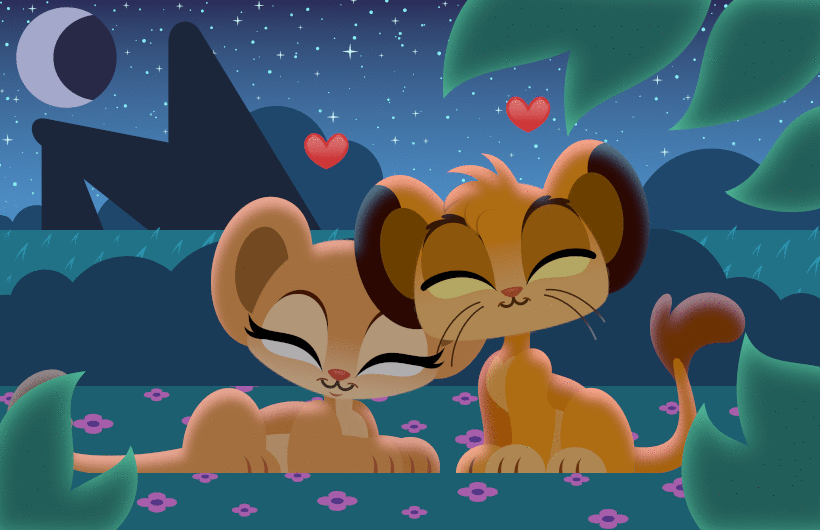 Artstation Simba And Nala Animation Aileen Jessie Parkinson