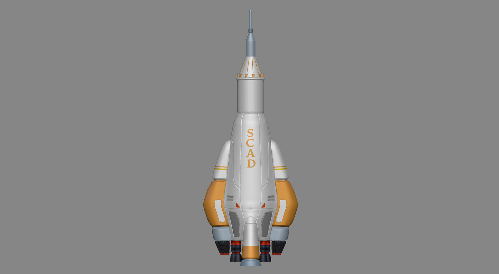 Spaceship model (Not my work)