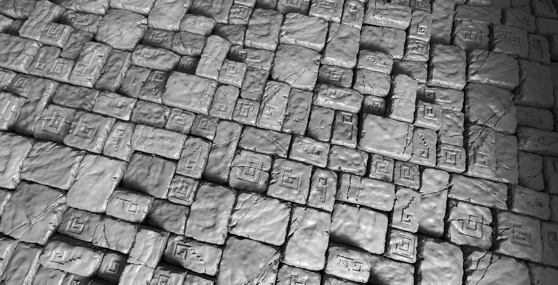 Joel Cuellar Aztec Floor Tile Textures & Material