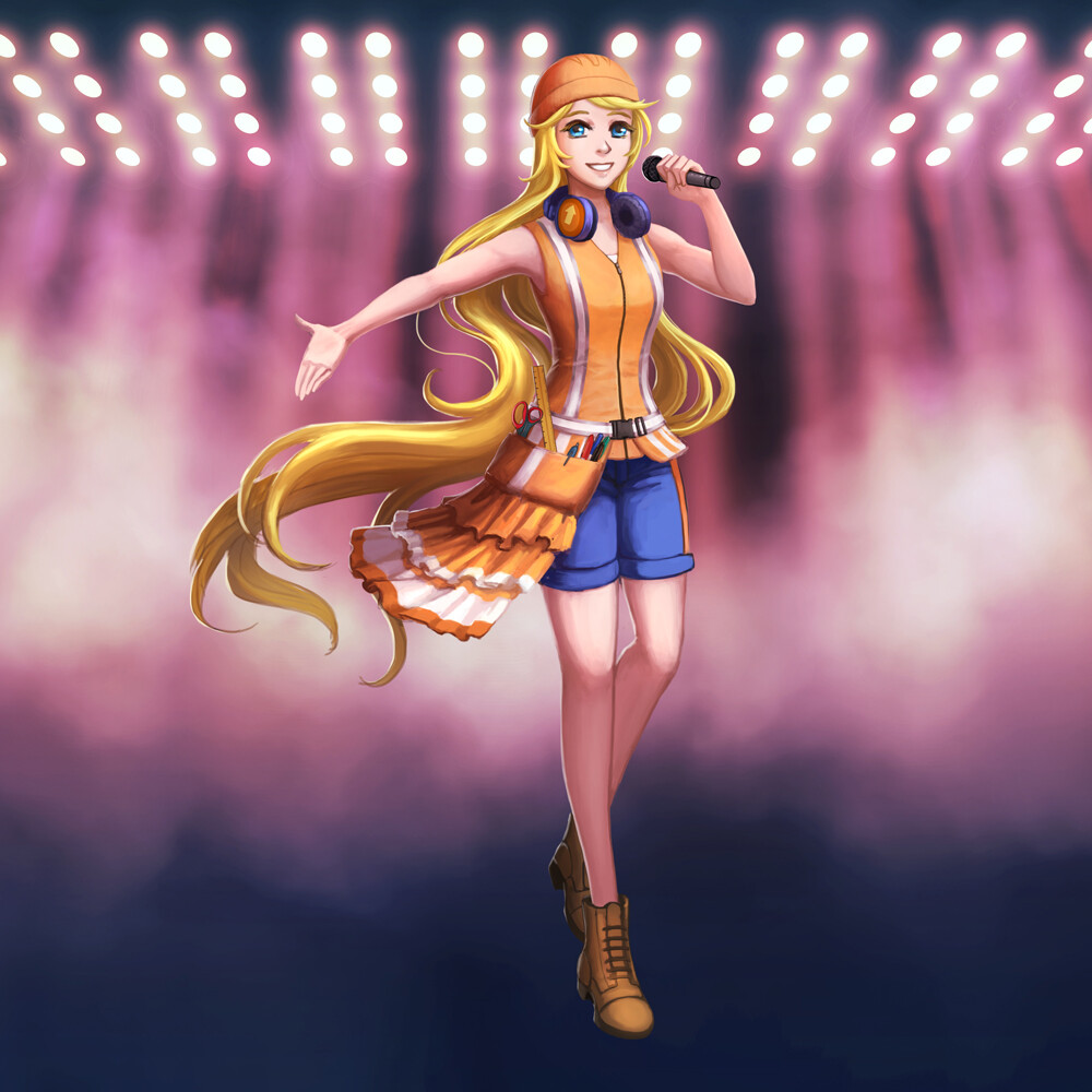 This was banner art for 2017's convention. 